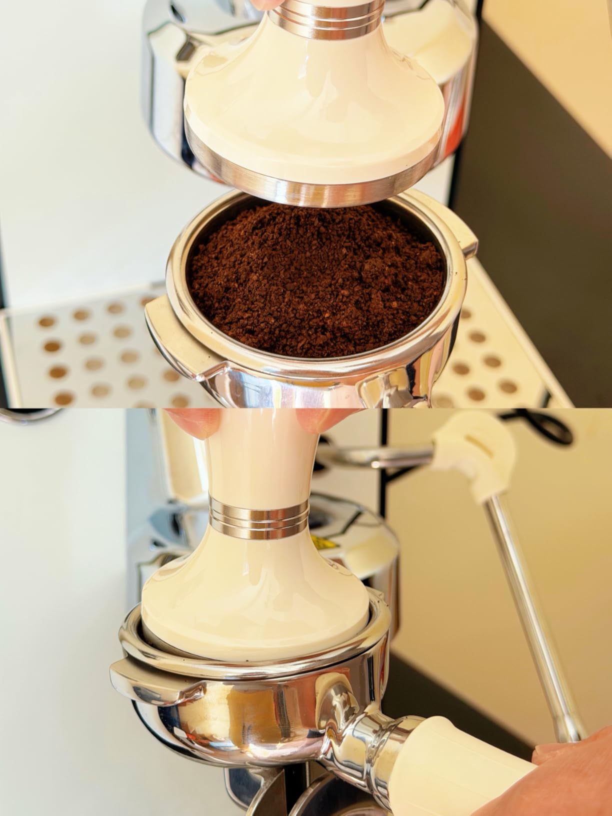 Gemilai Owl G3006 Home Espresso Machine, 58mm Commercial Group Head & PID Temp Control, Stainless Steel Coffee Maker for Barista-Quality Latte Art, Cappuccuccino Dual Data Display Black customer photo 2