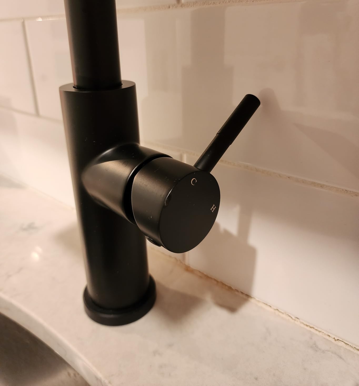 LUFEIDRA Kitchen Faucet with Pull Down Sprayer and Soap Dispenser, High Arc Spring 304 Stainless Steel Single Handle 1 or 3 Hole 2 Mode customer photo 1