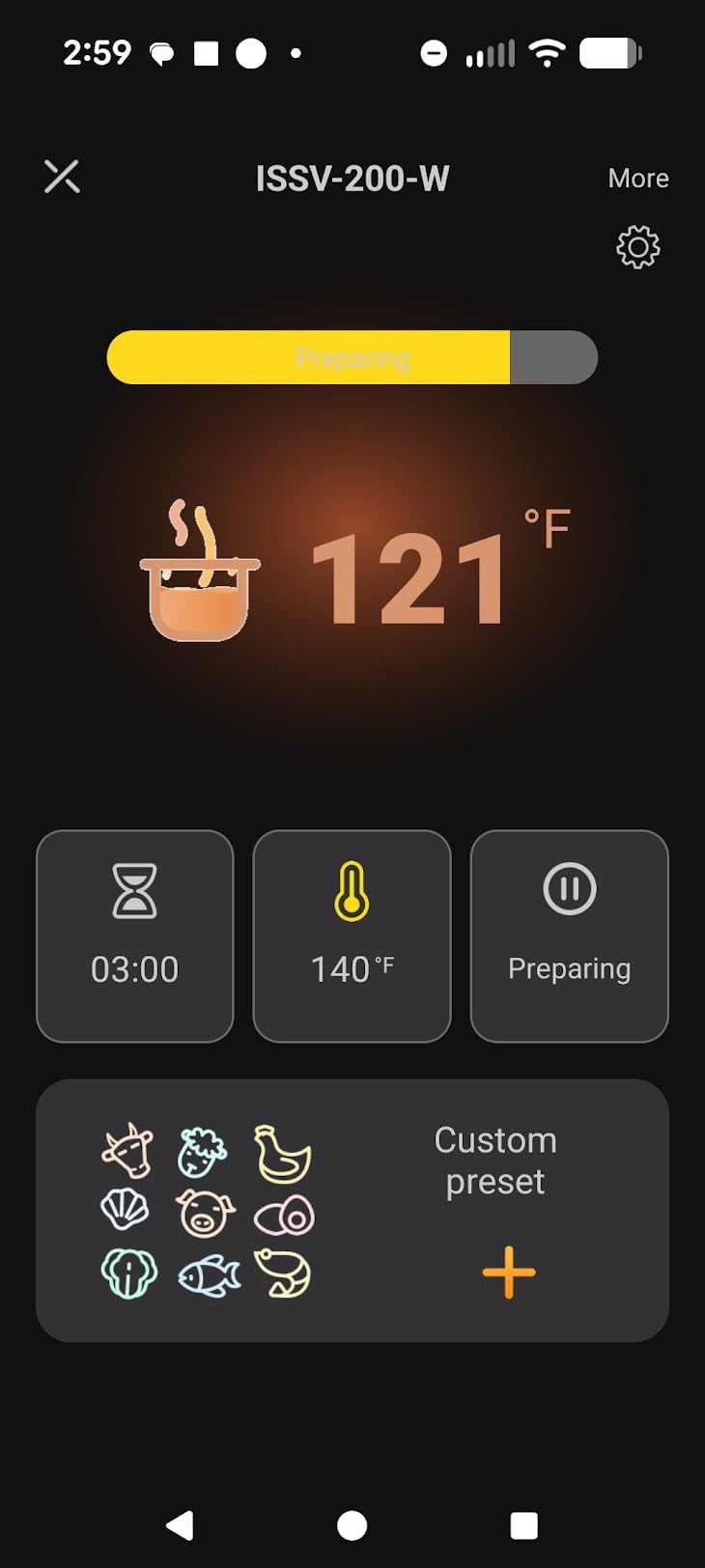 WiFi 2.4G Sous Vide Cooker, 1000W Sous Vide Machine Ultra-Quiet & 3D Fast Heating, App Control, Timer, Precise Calibration & Restaurant Chef-Level Recipes customer photo 1