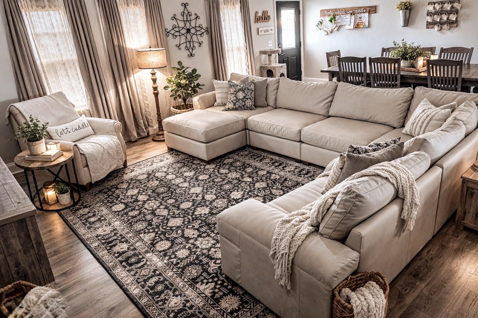 EASE MOOSE Loveseat Sofa for Living Room,Oversized Deep Seat Modular Sectional,Modern Comfy 2 Seater Sofas,Scratch Resistant Faux Leather Couch for Small Spaces, Beige customer photo 2