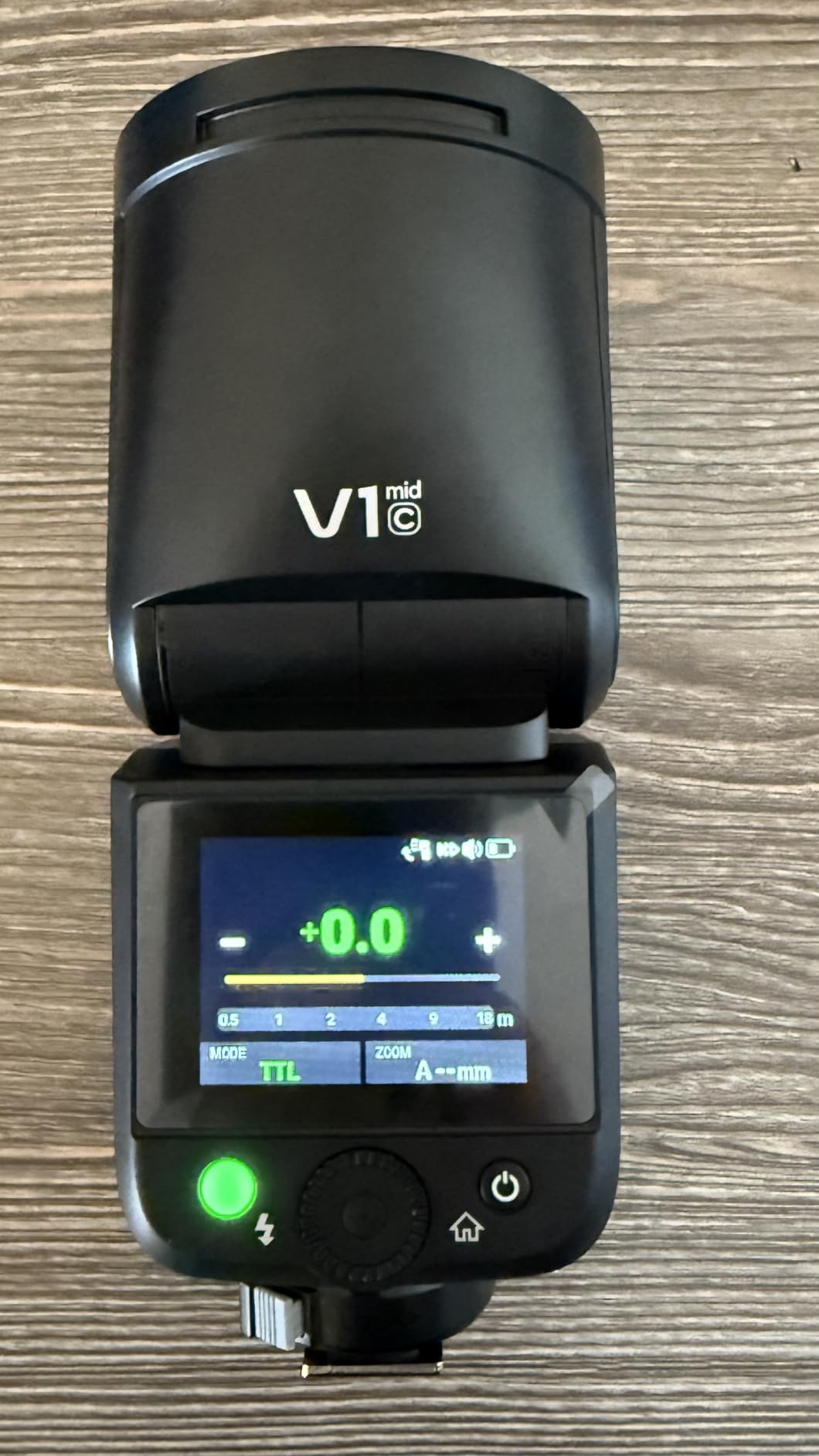 Godox V1 MID S Flash for Sony, 55W Round Head Speedlite Touchscreen, Upgrade 24mm, 650+ Full Power Pops, 1.7s Recycle, TTL/HSS 1/8000s V1MID Lightweight Travel Flash for A7C II A6700 A7IV ZV-E1 Fits AK-R1 customer photo 2