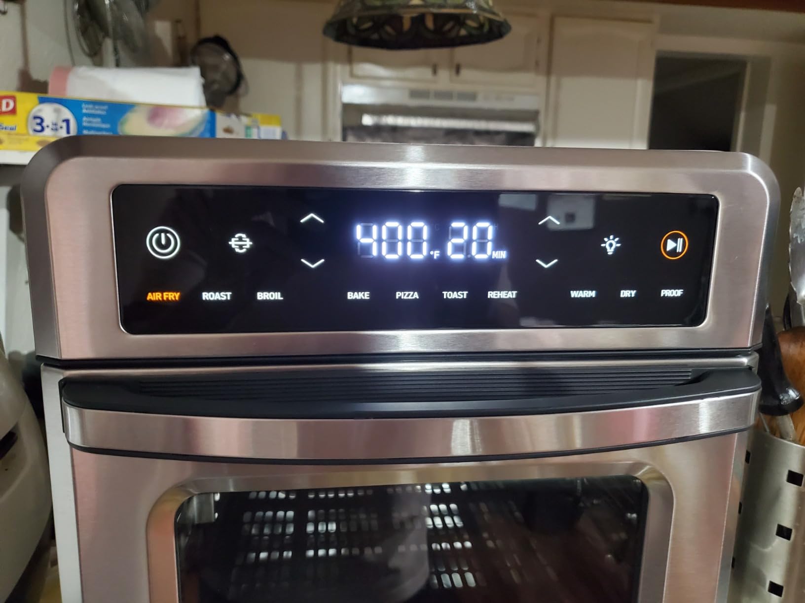 Cosori 11-in-1 Air Fryer Oven, 13Qt Small Footprint Airfryer Combo with Rotisserie, Toast, Bake, Roast, Reheat, Recipe Book & 6 Accessories customer photo 1