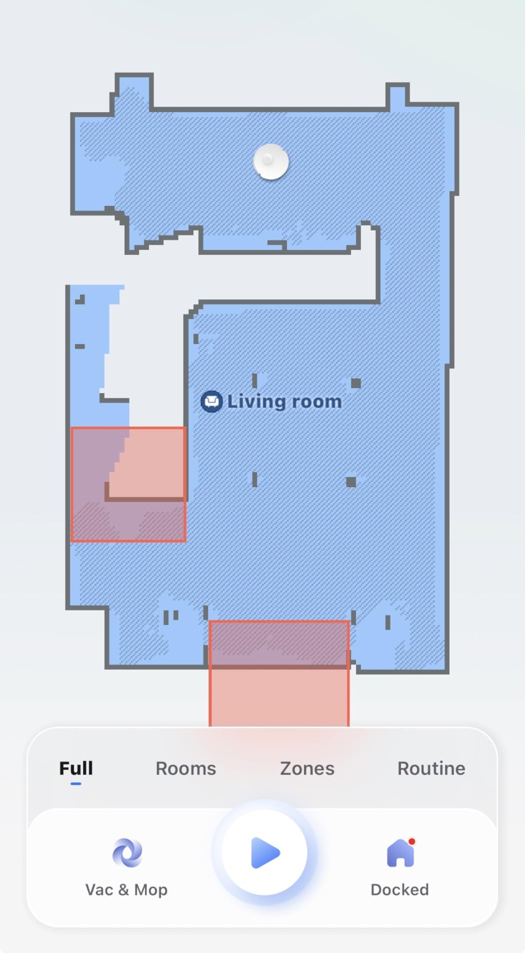roborock Qrevo S Pro Robot Vacuum and Mop, 18,500Pa Suction, Multifunctional Dock with 167°F Mop Self-Cleaning, Smart Obstacle Avoidance, Anti-Tangle Brush, Liftable Spinning Mop, Black customer photo 2