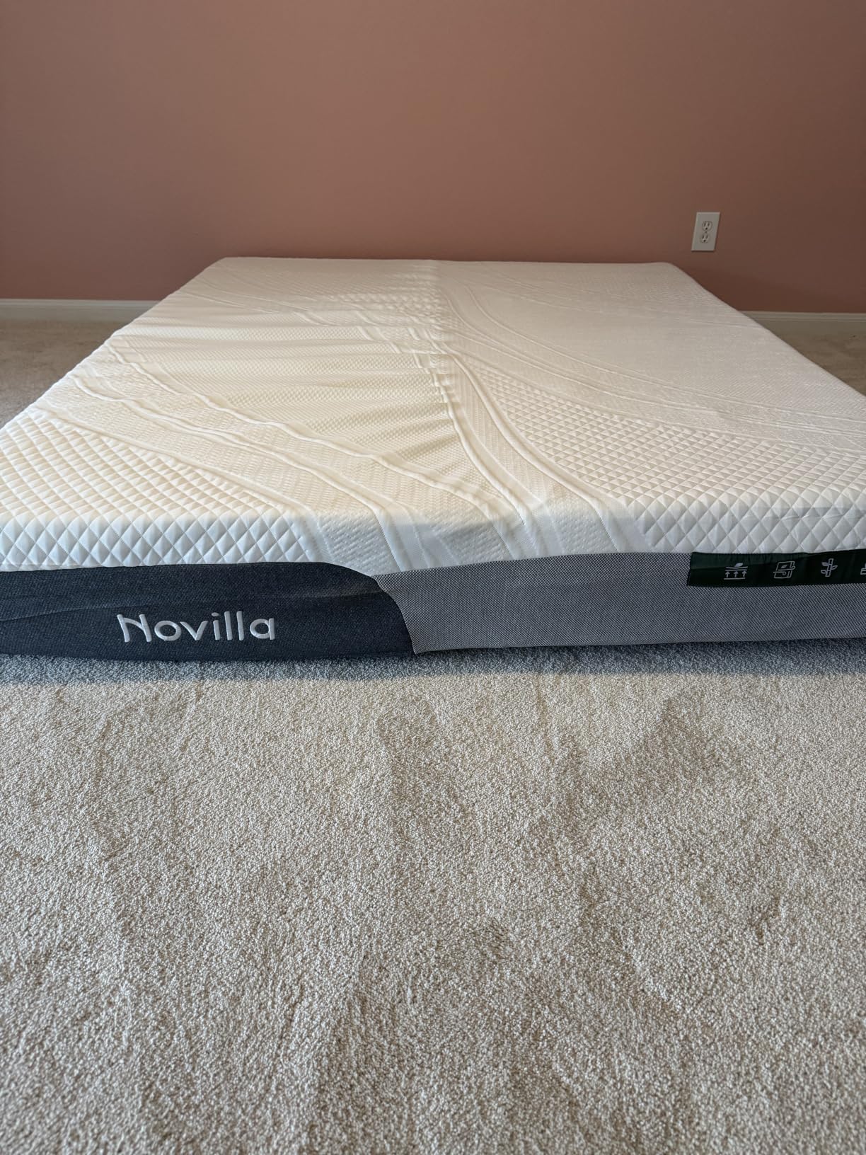 Novilla Bliss Cooling Twin Mattress 10 Inch, Gel-Infused Memory Foam Mattress Twin Size in a Box with Cool-Touch Nylon Cover, Motion Isolation & Ergonomic Support with CertiPUR-US Certified Foam customer photo 1