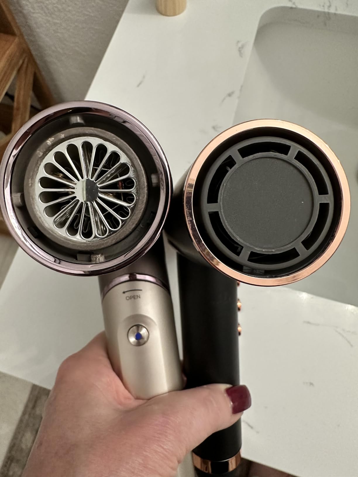 slopehill Professional Ionic Hair Dryer, High-Speed Salon Blow Dryer, Lightweight Compact Hairdryer for Travel, Low Noise Quiet for Home customer photo 2