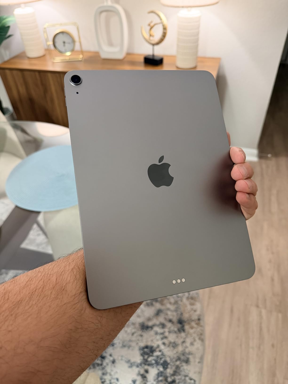 Apple iPad Air 11-inch (M4): Liquid Retina Display, 256GB, 12MP Front/Back Camera, Wi-Fi 7 with Apple N1, Touch ID, All-Day Battery Life - Blue customer photo 1