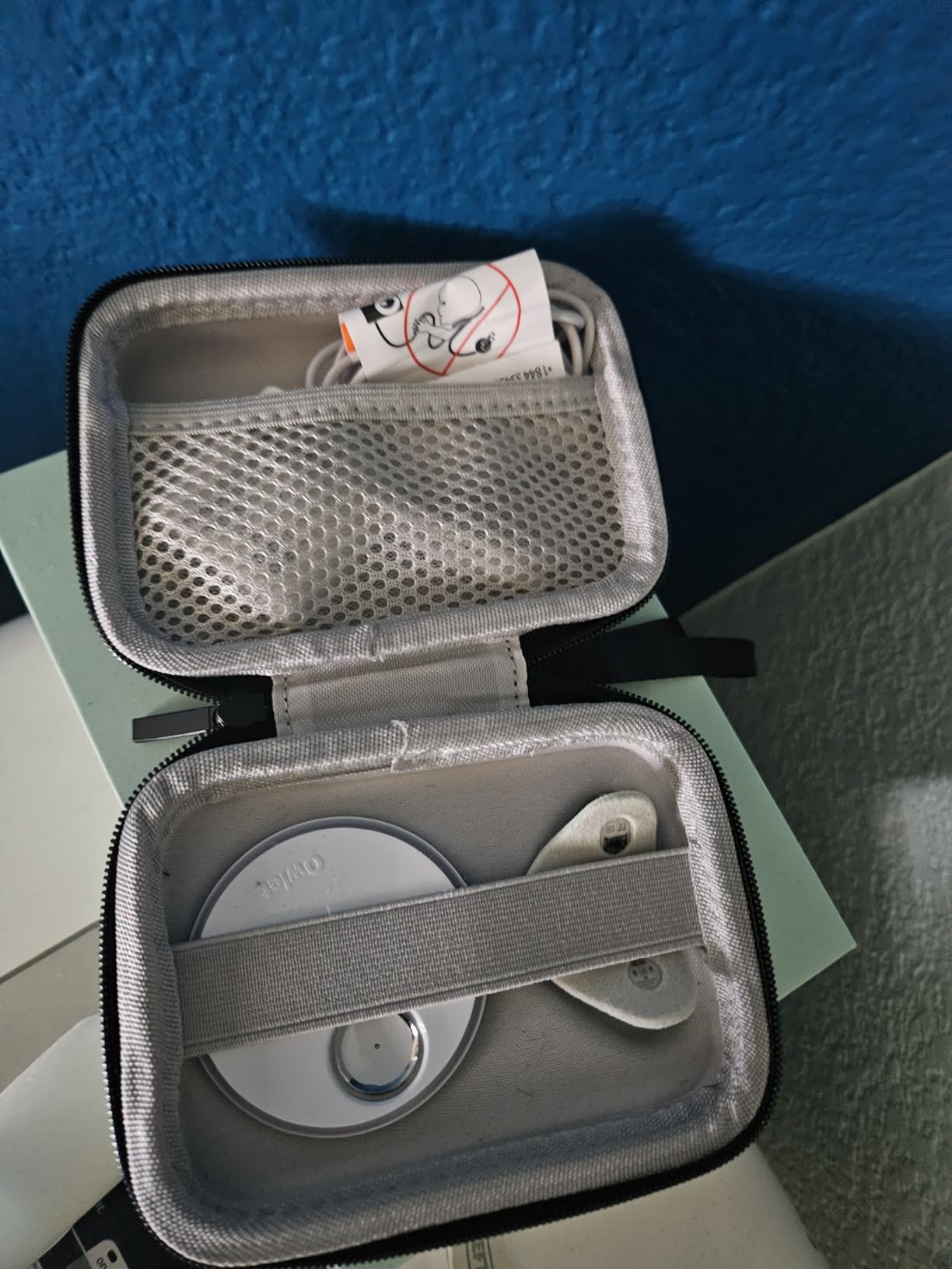 Hard Travel Case for Owlet Dream Sock Baby Sleep Monitor, Protect Carrying Case for Owlet Smart Baby Monitor, Storage Case Only customer photo 2