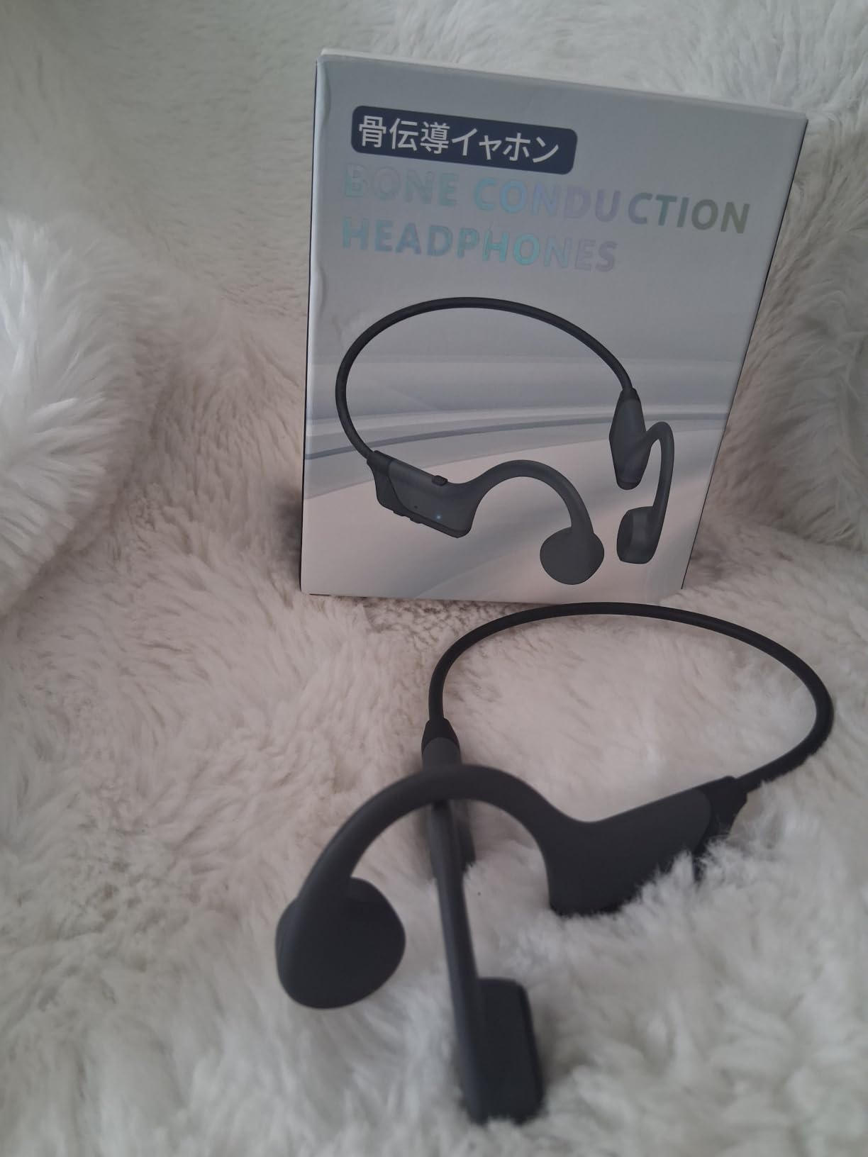 Bone Conduction Open-Ear Headphones, Bluetooth 5.4, IPX5 Waterproof, 8 Hrs Battery Life, Comfortable Sports Earphones for Running, Gym customer photo 1