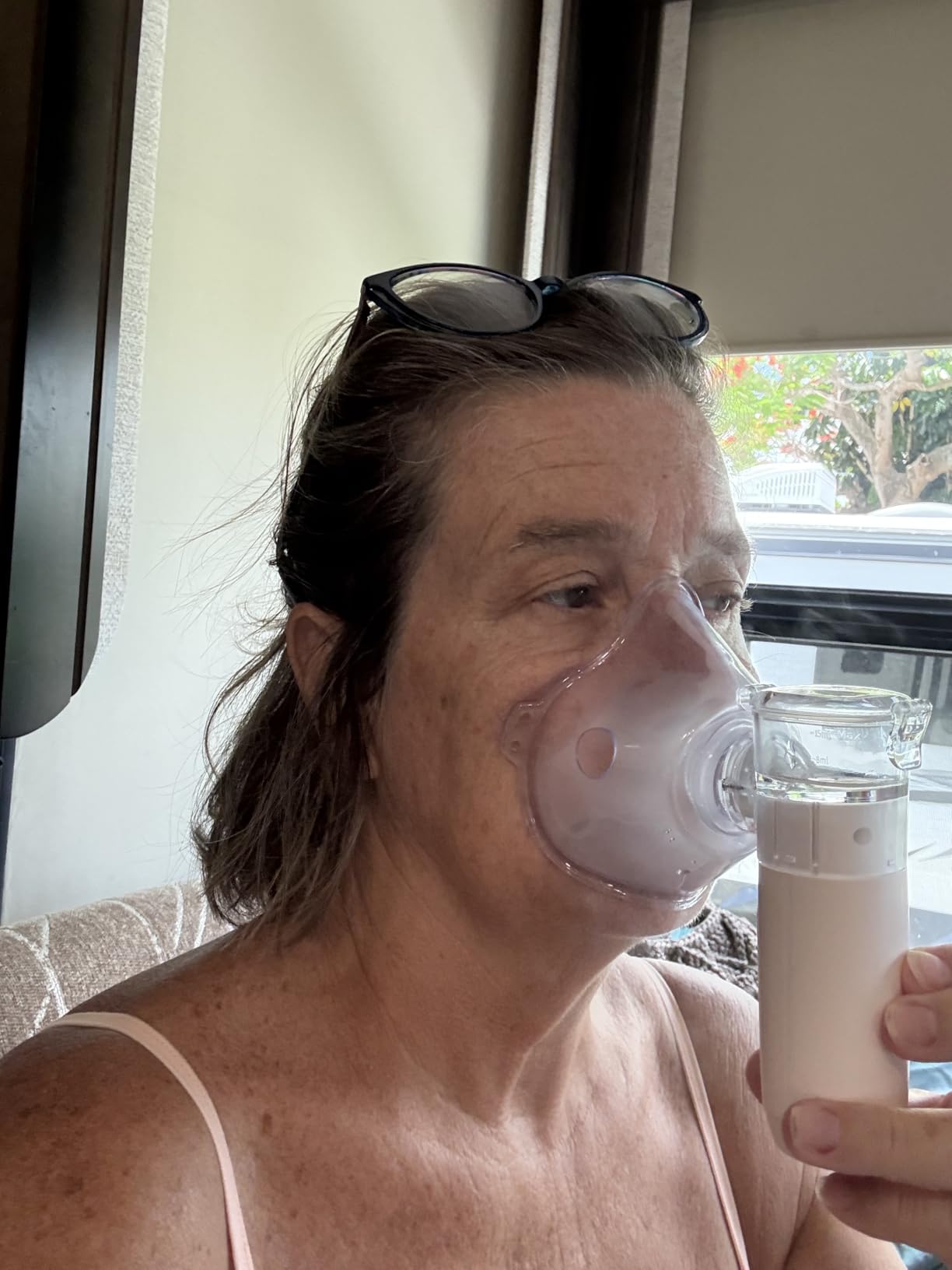 Smart Digital Display Portable Nebulizer for Adults and Kids, Portable - Rechargeable for Travel and Home Use, OTC SPACER-0422-HER-V3 customer photo 1