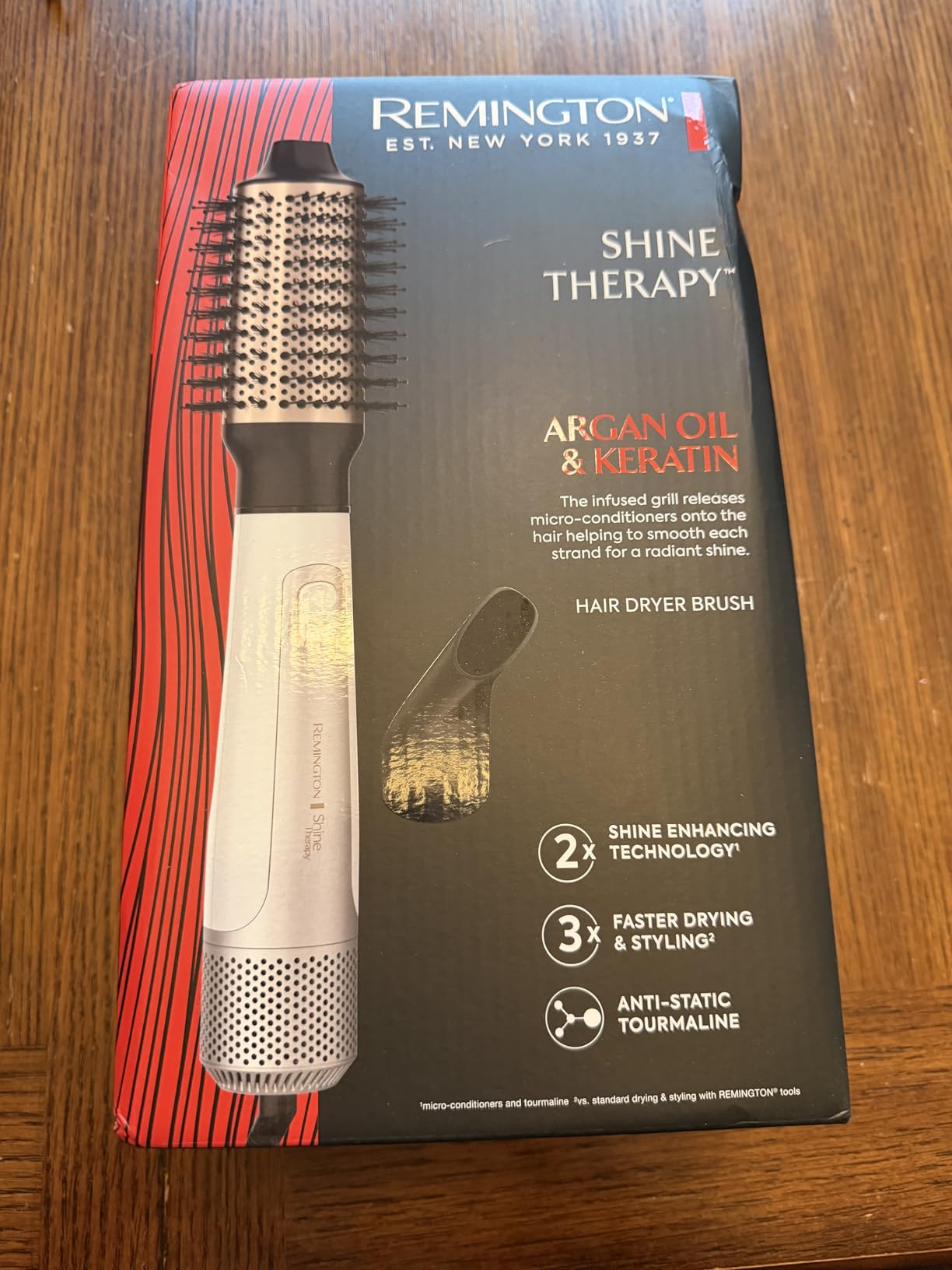 Remington Shine Therapy Hair Dryer Brush 2.4