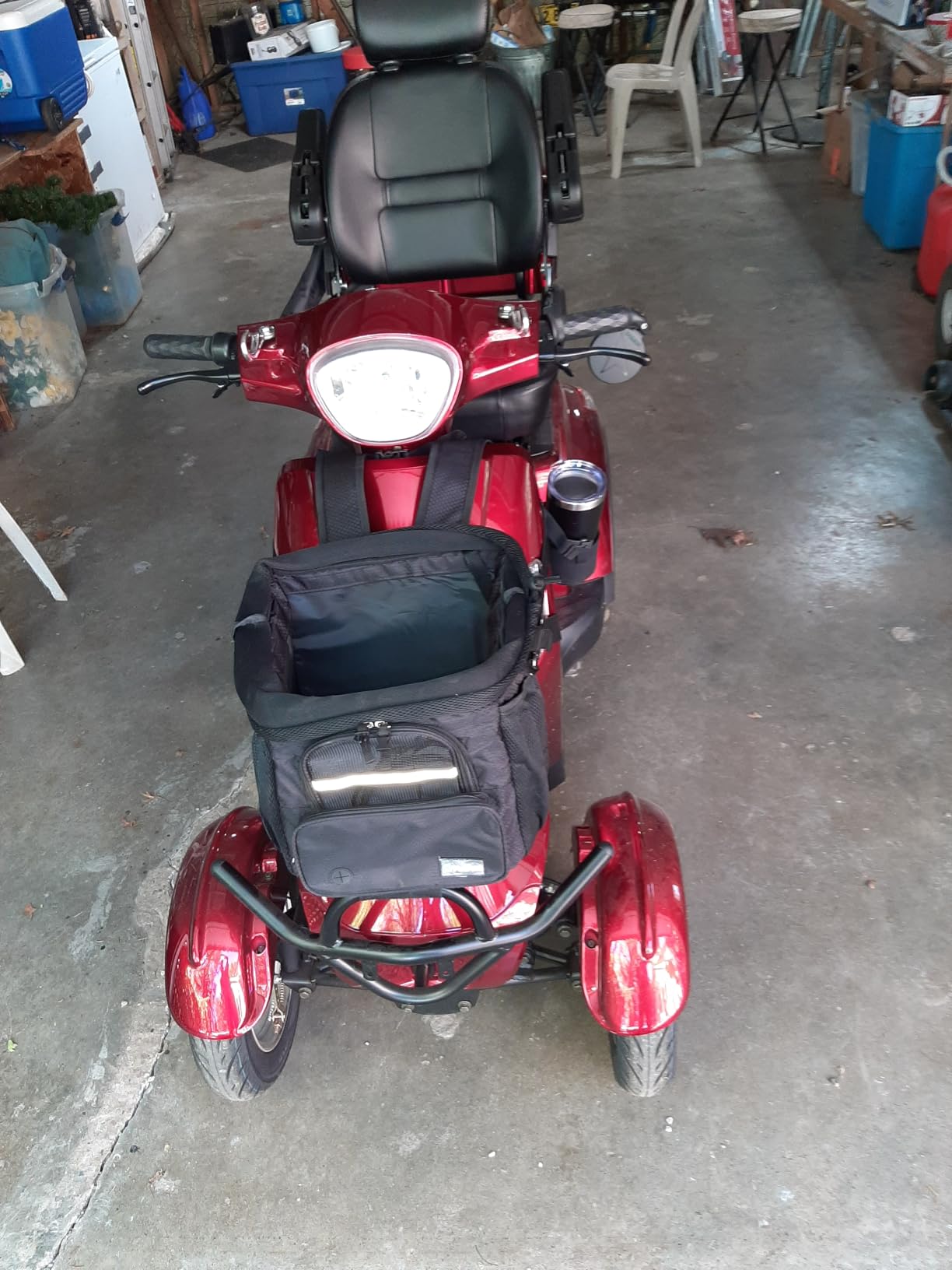Mobility Scooters for Seniors & Adults 500lbs Capacity - 800W All Terrain Electric Powered Mobility Cart - Heavy Duty Mobility Scooter for Elderly w/Charger Remote Keys (Green) customer photo 2