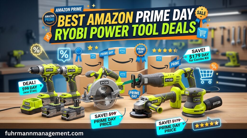 Best Amazon Prime Day Ryobi Power Tool Deals