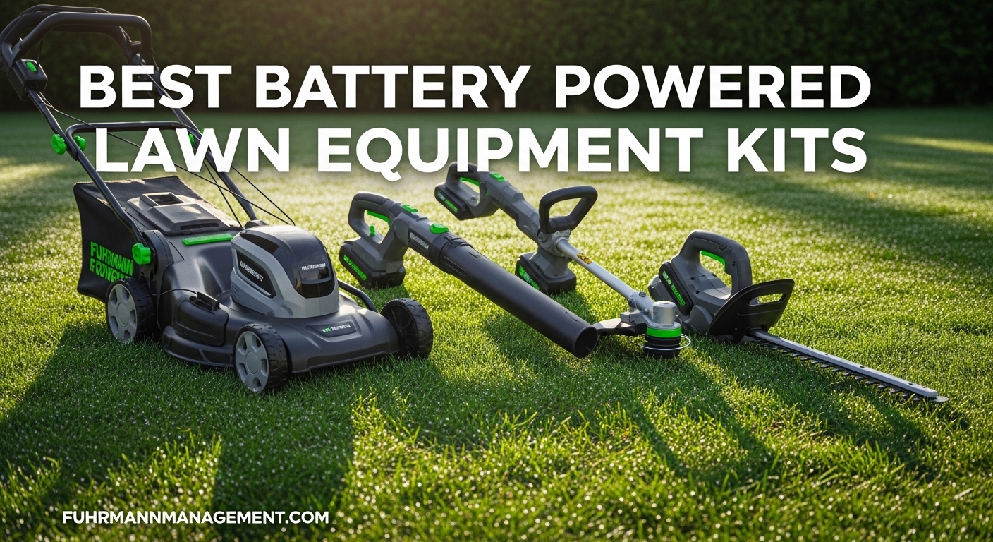 Best Battery Powered Lawn Equipment Kits