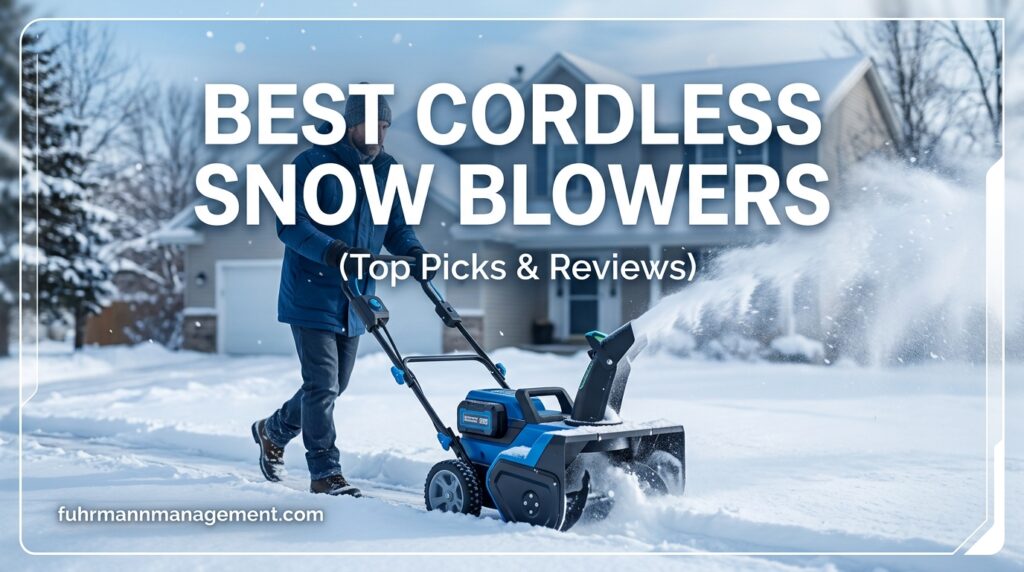 Best Cordless Snow Blowers