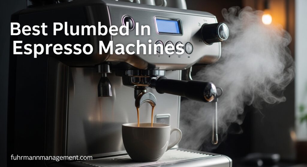 Best Plumbed In Espresso Machines