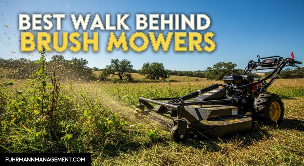 Best Walk Behind Brush Mowers