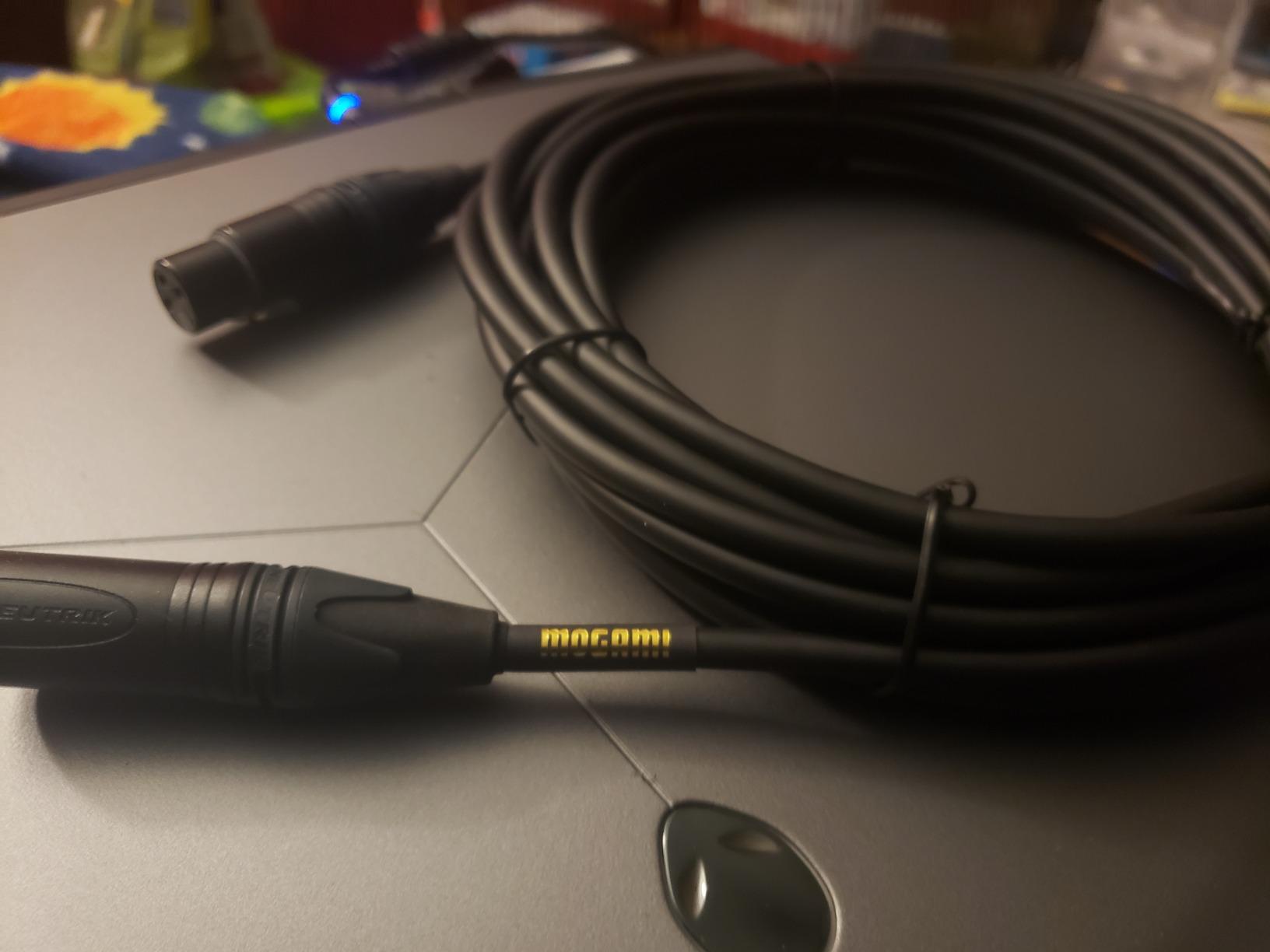 Mogami Gold Studio 25 XLR to XLR Quad Conductor Patch Cable 25 feet with Gold Contacts customer photo 1