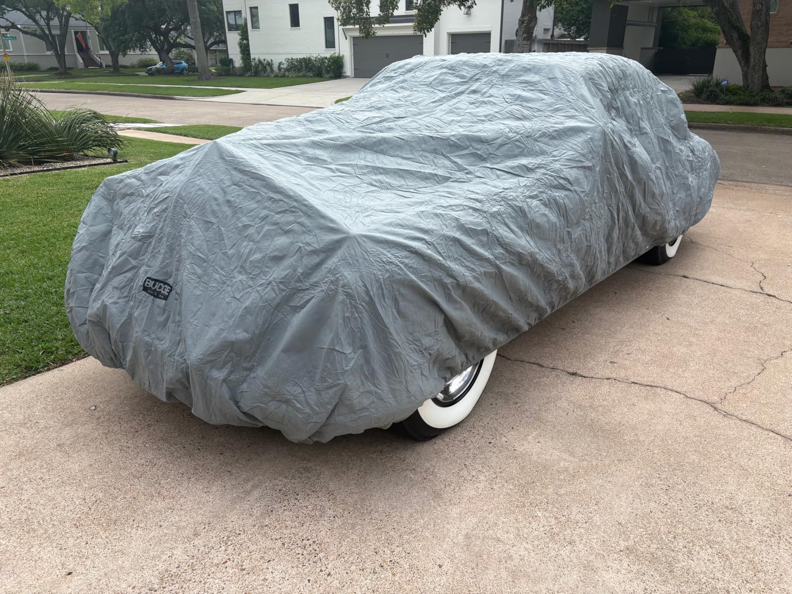 Budge Lite Car Cover, Indoor Protection, Breathable Dustproof Cover, Fits Mid-Size Sedans up to 200 Inches customer photo 1