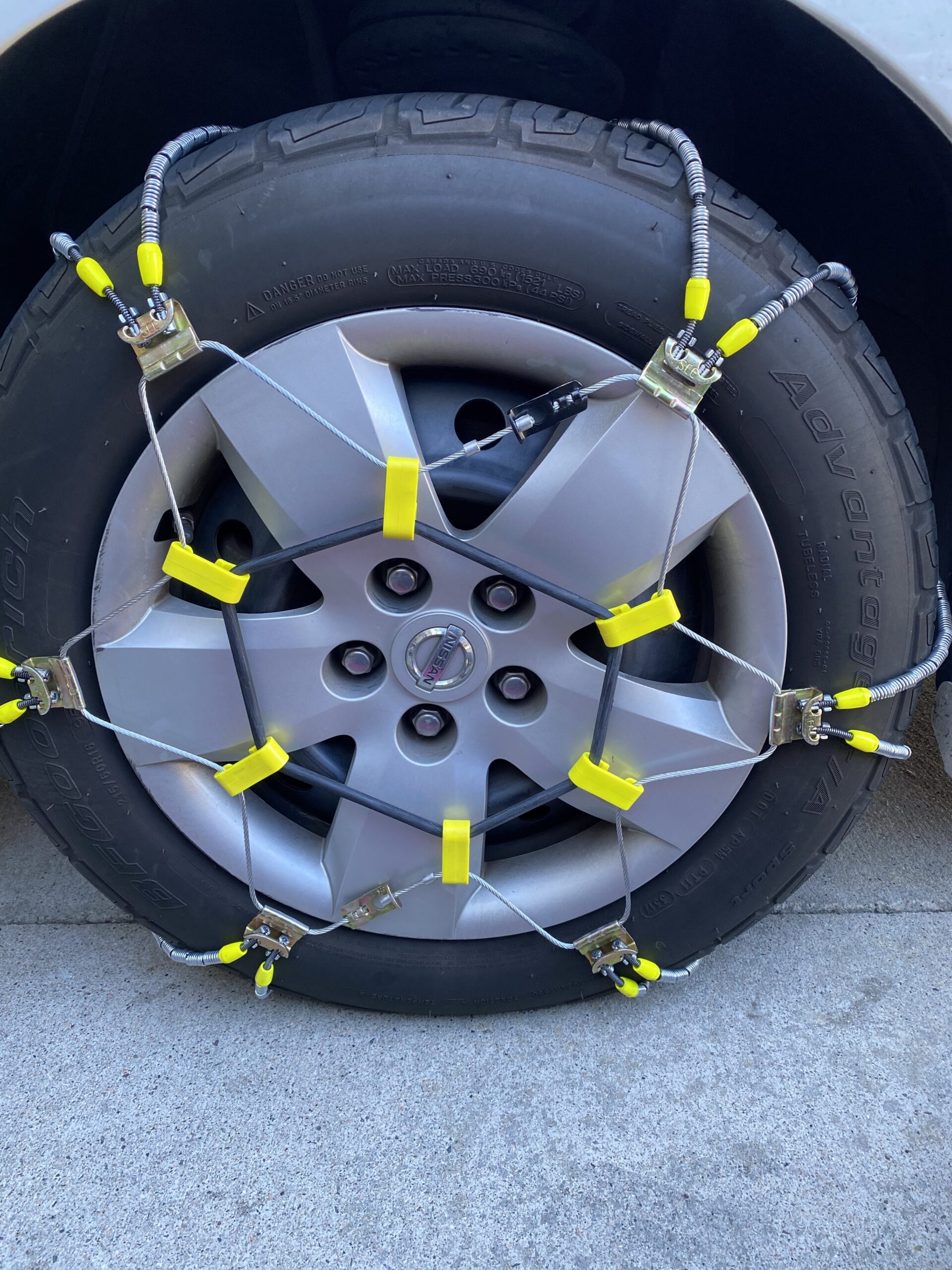 SCC SZ339 Shur Grip Super Z Passenger Car Tire Traction Chain - Set of 2 customer photo 1