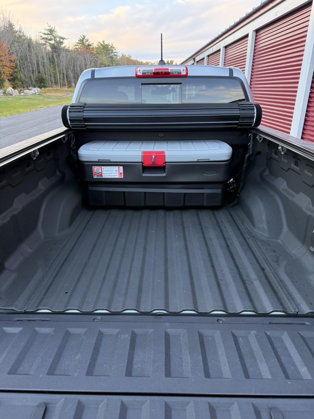 Rubbermaid ActionPacker Lockable Storage Box, 35 Gal, Grey and Black, Outdoor, Industrial, Rugged customer photo 2