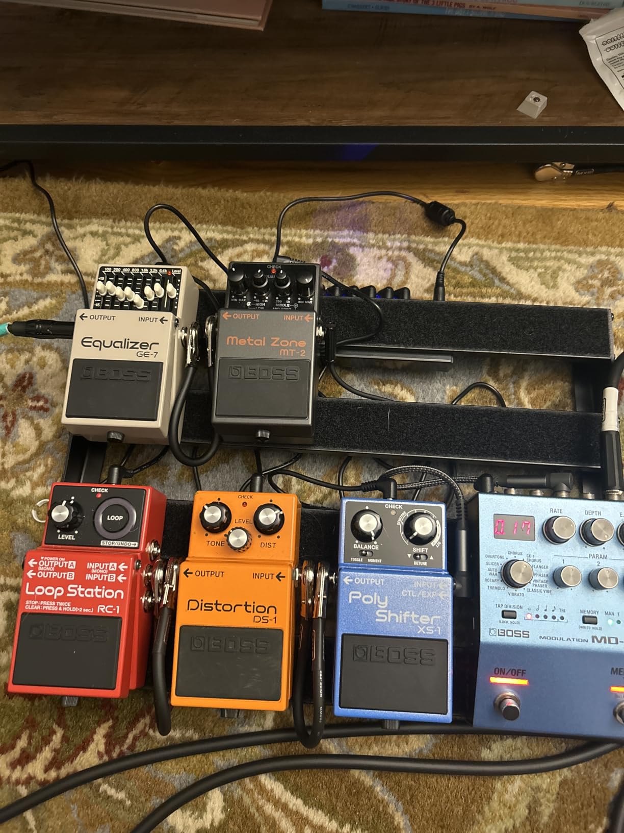 BOSS GE-7 Equalizer | Compact Graphic Equalizer Pedal | 7 Bands of EQ Sliders | Guitar-Optimized Frequencies customer photo 2