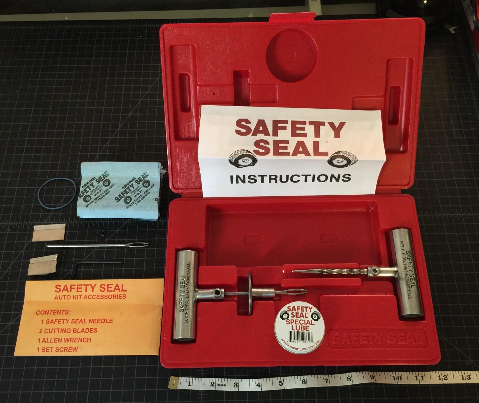 Safety Seal Tire Repair Kit Auto/LT Deluxe Kit, 30 Standard Repairs (4