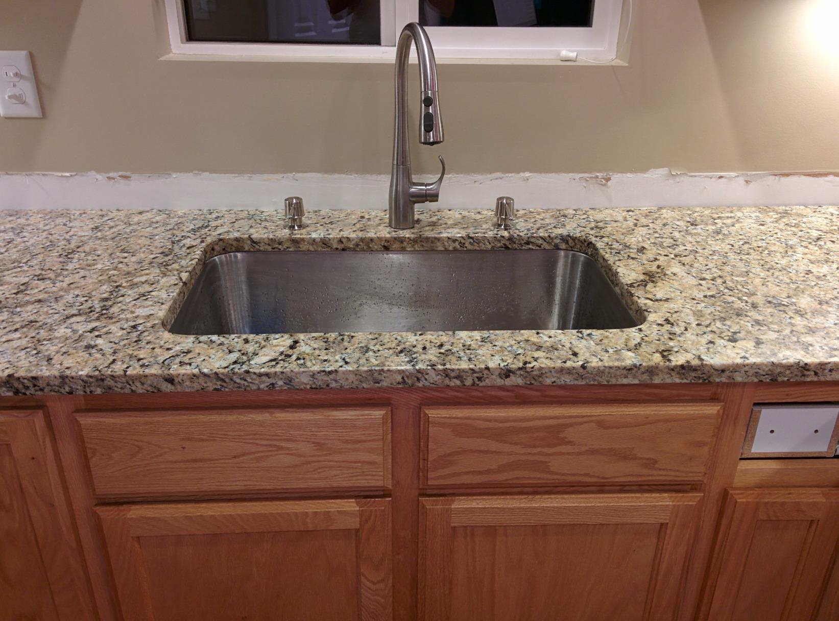 KOHLER K-597-VS Simplice Pull Down Kitchen Faucet, 3-Spray Faucet, Kitchen Sink Faucet with Pull Down Sprayer, Vibrant Stainless customer photo 1