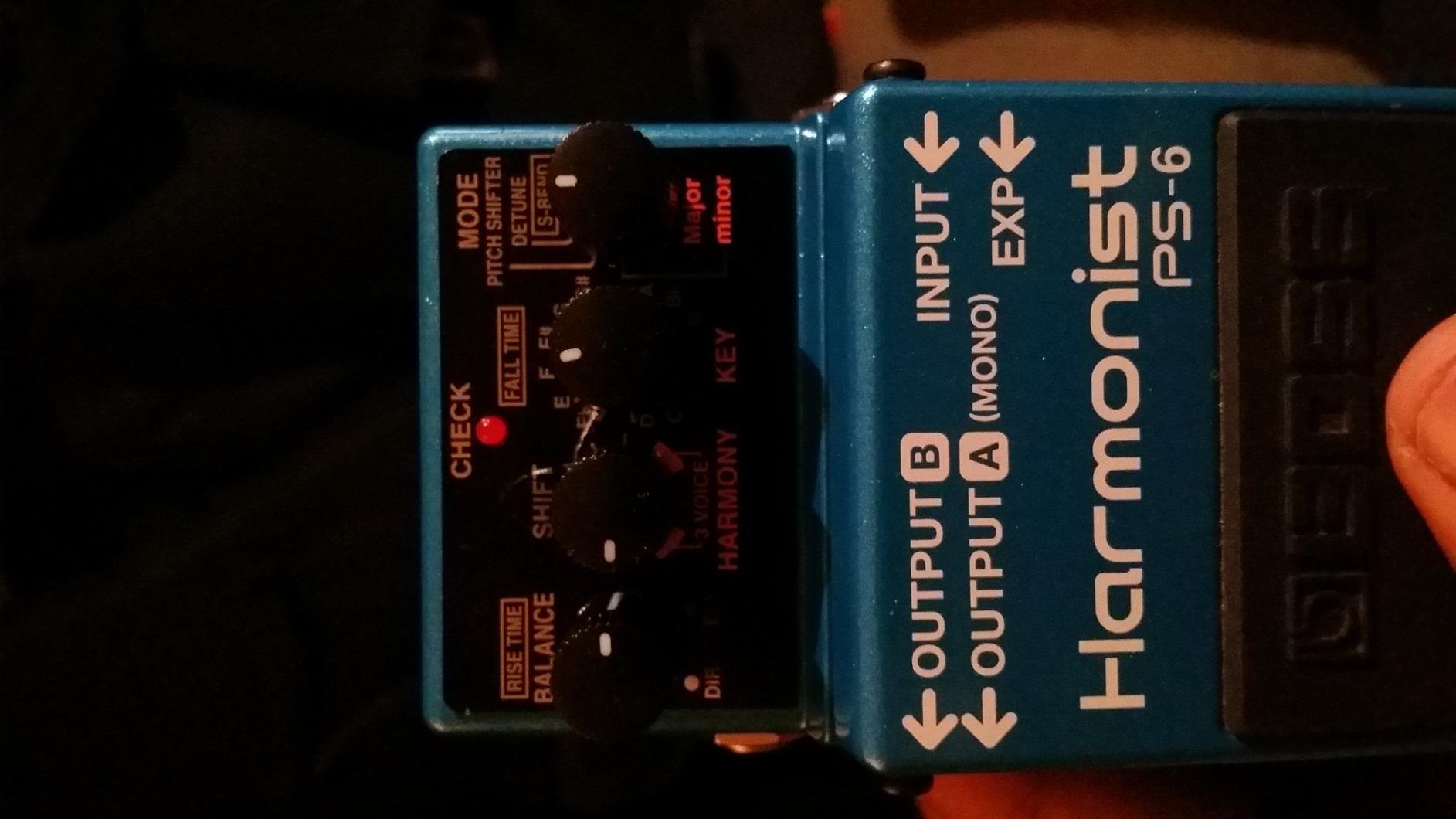 BOSS Harmonist Guitar Pedal (PS-6) customer photo 2