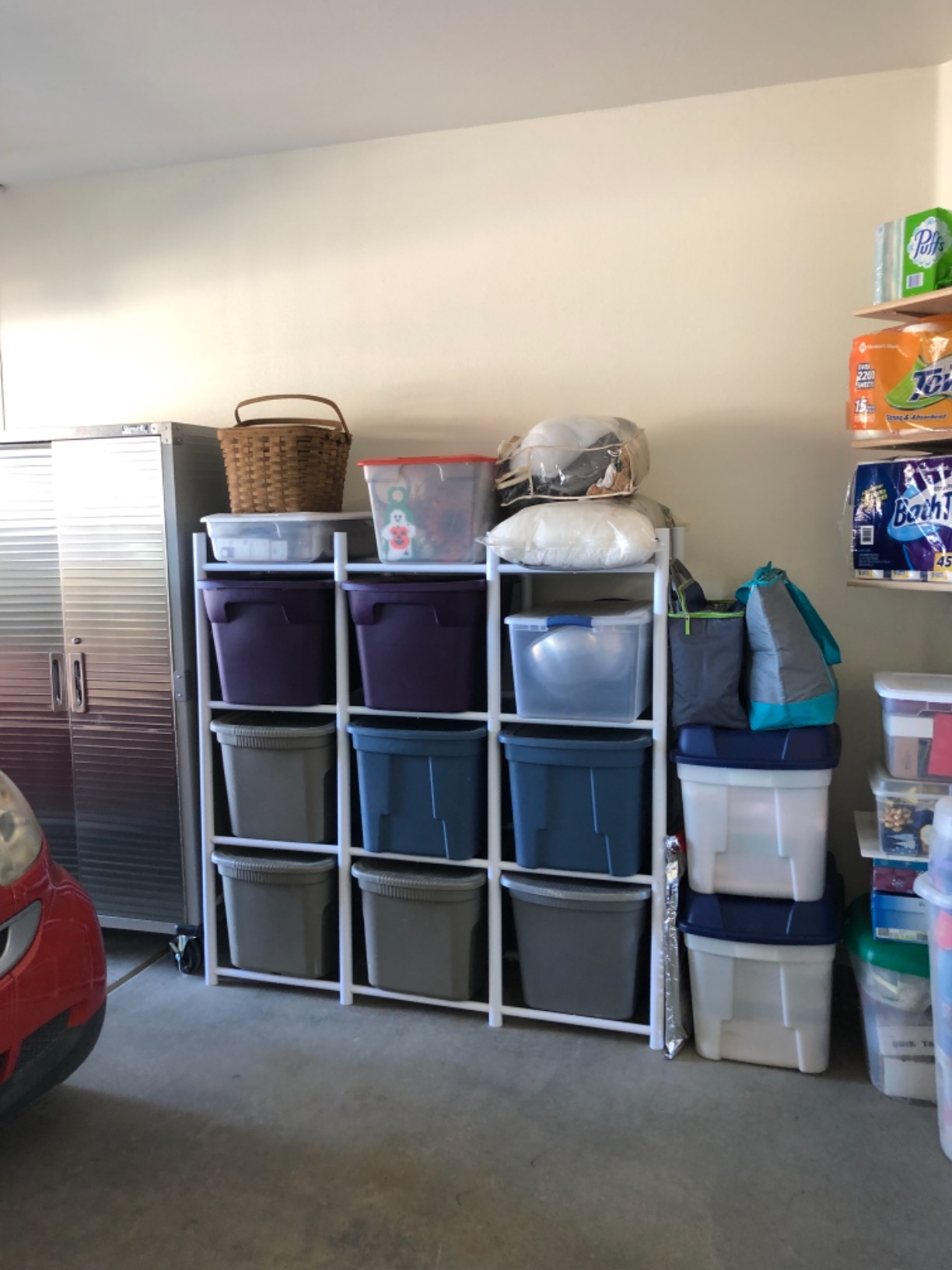 12 Compact Shelving System for Storing Plastic Bins, Totes and Tubs customer photo 1