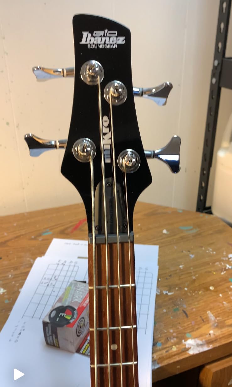 Ibanez GSRM20 SLB Starlight Blue Mikro Compact 4-String Electric Bass Guitar customer photo 2