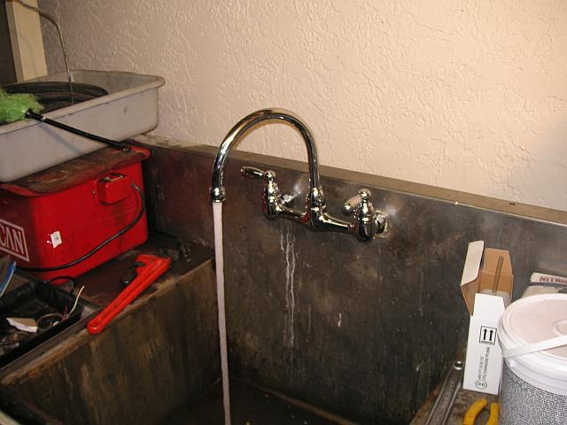 Peerless 2-Handle Wall Mount Kitchen Sink Faucet, Chrome P299305LF customer photo 2
