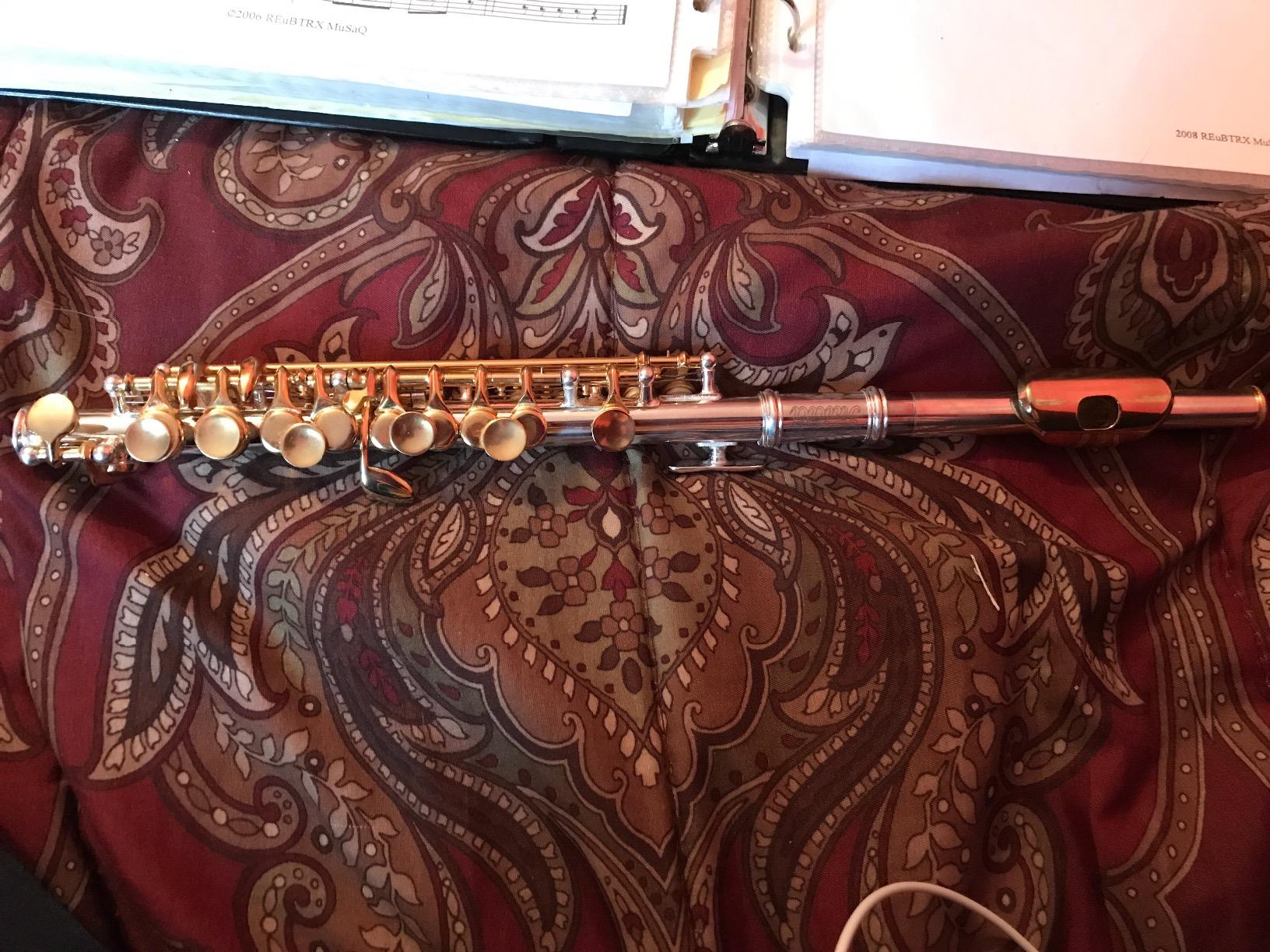 Sky(Paititi) Band Approved Orchid Purple Lacquer with Gold Keys Piccolo Key of C with Hard Case, Cloth, Cleaning Rod, Joint Grease and Screw Driver customer photo 2