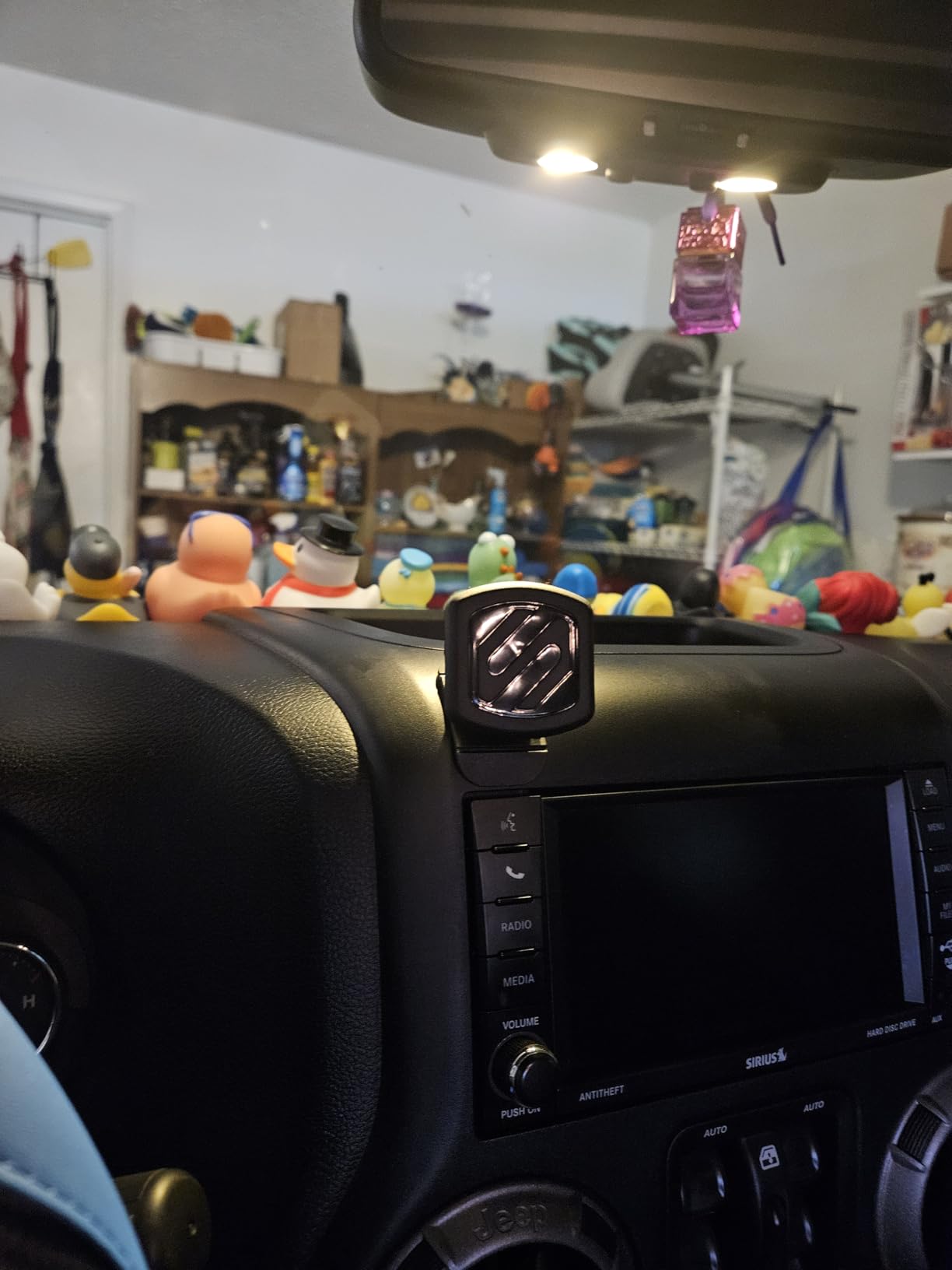 Scosche MAGDMB MagicMount Magnetic Phone Mount for Car, Dashboard Cell Phone Holder with 360 Adjustable Magnet Head, Universal Phone Stand for Car Compatible with iPhone, Samsung, and All Devices customer photo 1