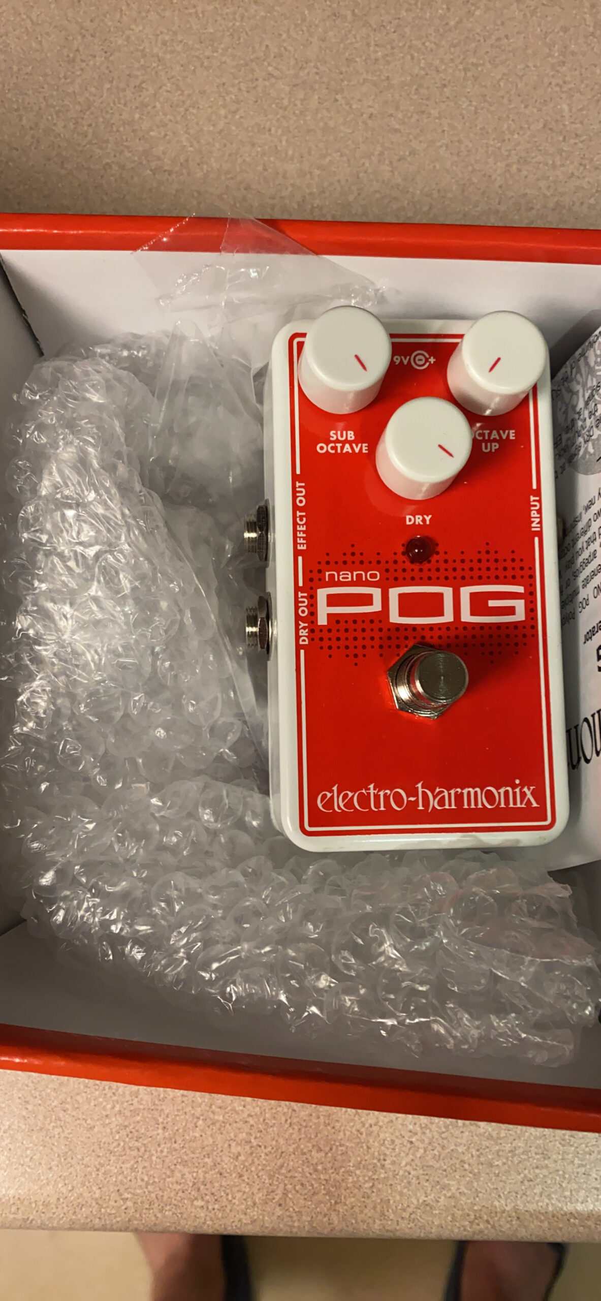 Electro-Harmonix Nano POG Polyphonic Octave Generator Pedal customer photo 2