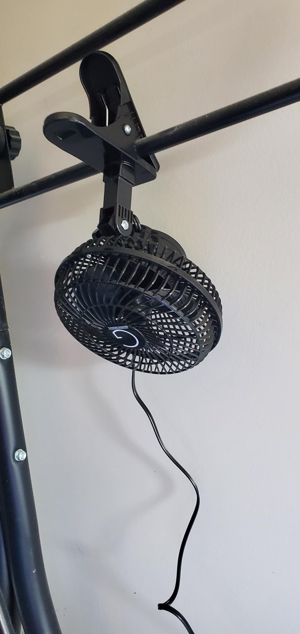 Genesis 6-Inch Clip Convertible Table-Top & Clip Fan Two Quiet Speeds - Ideal For The Home, Office, Dorm, More Black (A1CLIPFANBLACK customer photo 1