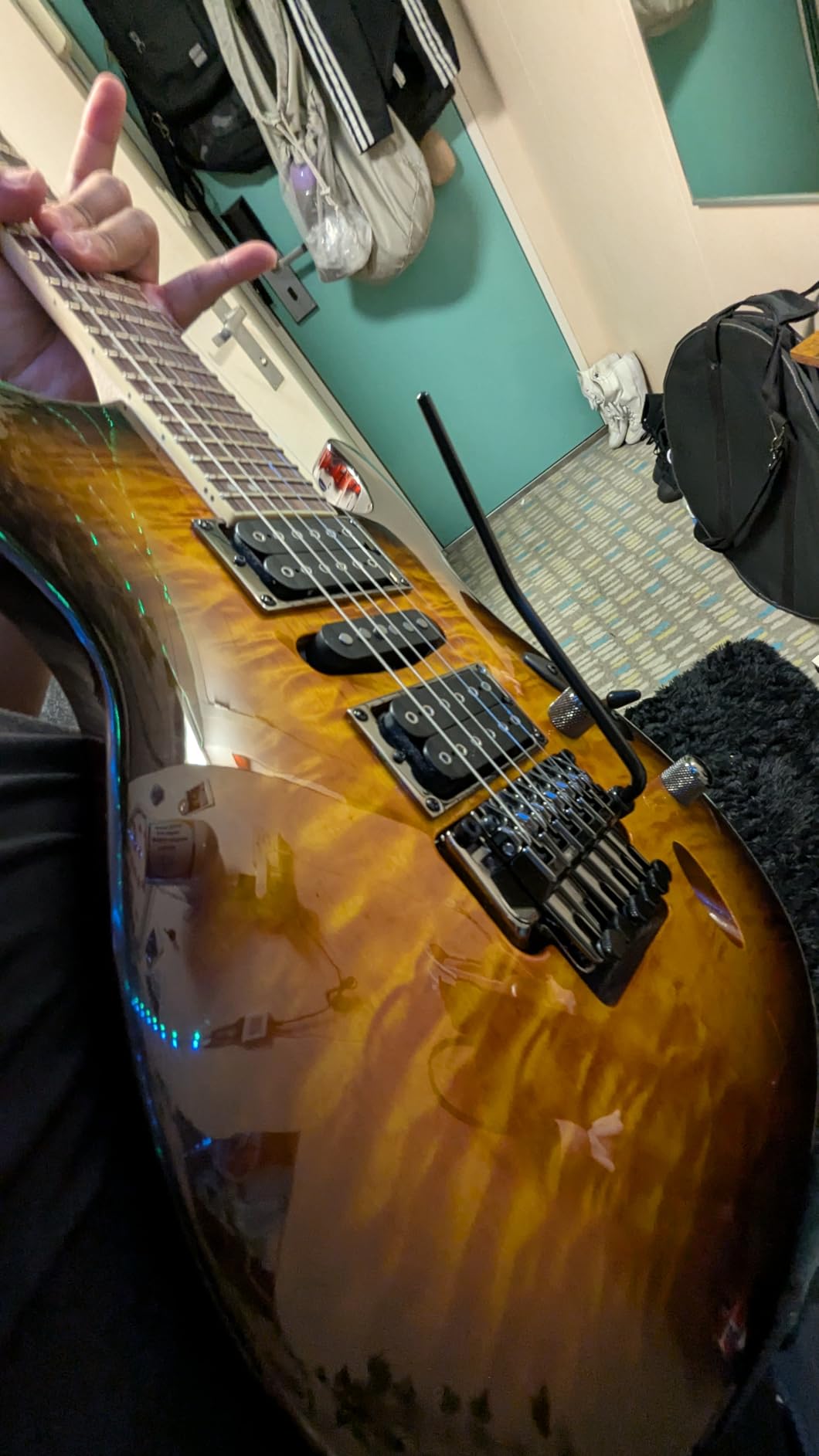 Ibanez S670QM Electric Guitar - Dragon Eye Burst customer photo 1
