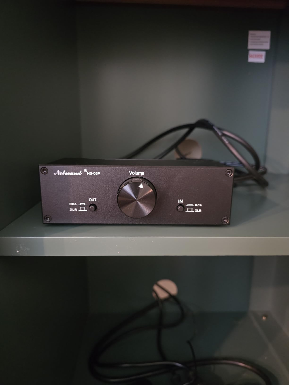 Nobsound Mini Fully-Balanced/Single-Ended Passive Preamp Volume Controller customer photo 1