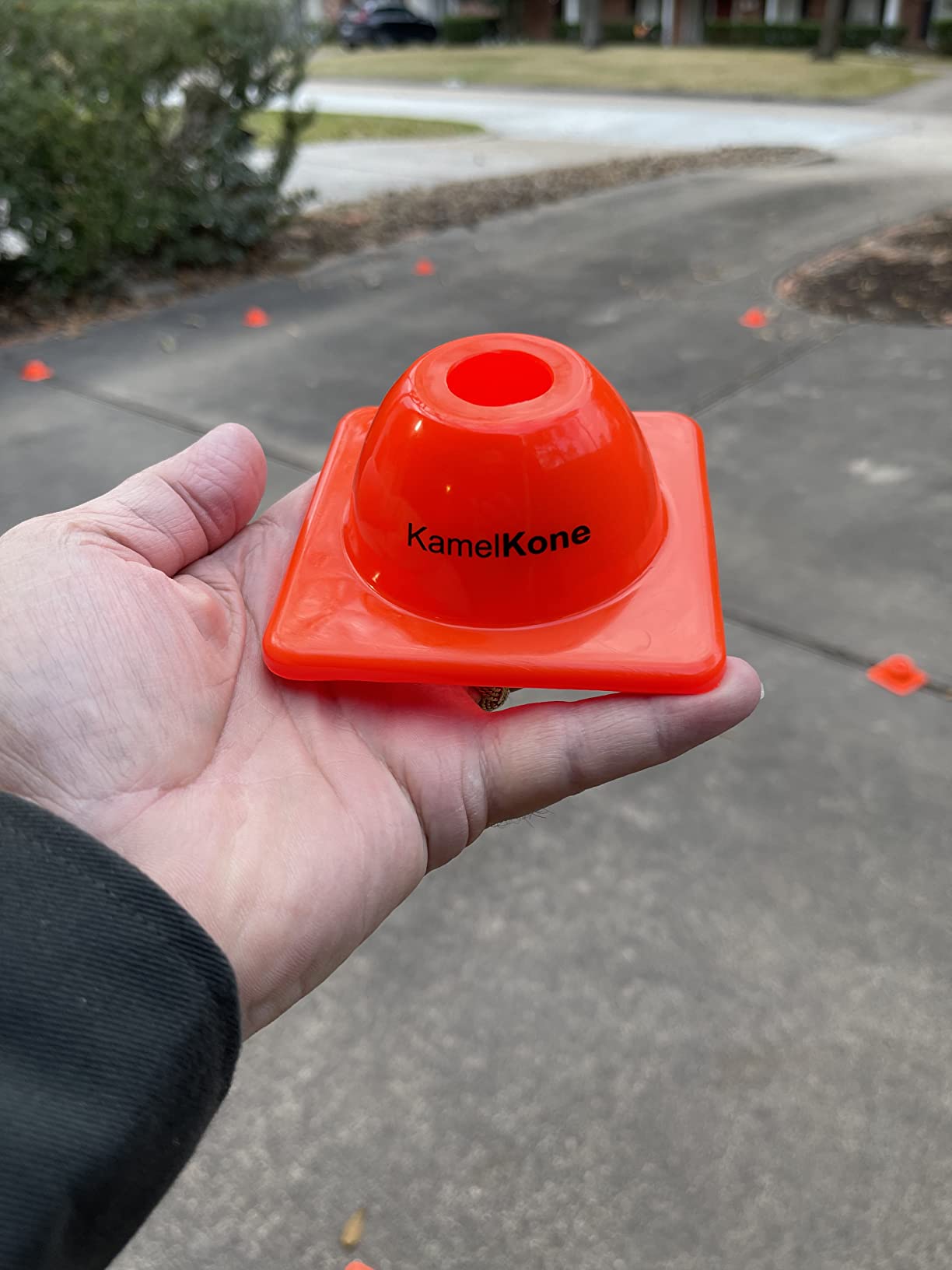 Versatyle Heavy Duty Agility Training Cones (2 in, 6 in, 9 in, 12 in, 28 in) for Sports, Kids Coaching, Multipurpose Field Marker Cones, Soccer, Basketball Drills, Bike, Motorcycle, Traffic Training customer photo 1