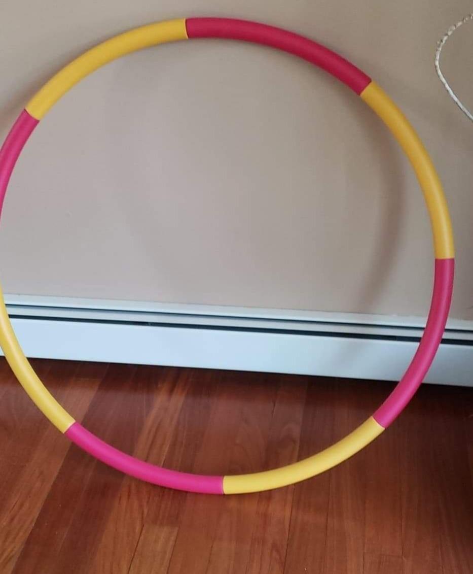 Pinc Active Exercise Fitness Hoop for Adults - Easy to Spin, Premium Quality and Soft Padding Weighted Hoop - Detachable Hoops for Home & Gym Workouts customer photo 2