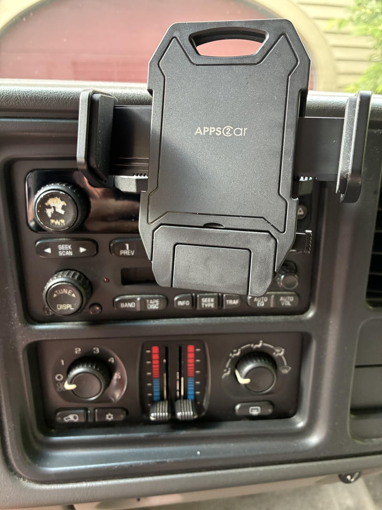 APPS2Car Sturdy CD Slot Phone Mount with One Hand Operation Design, Hands-Free Car Phone Holder Universally Compatible with All iPhone & Android Cell Phones, for Smartphone Mobile customer photo 1