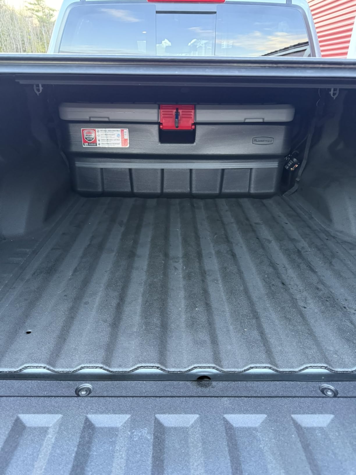 Rubbermaid 48 Gallon Black Action Packer Lockable Latch Indoor and Outdoor Storage Box Container customer photo 1