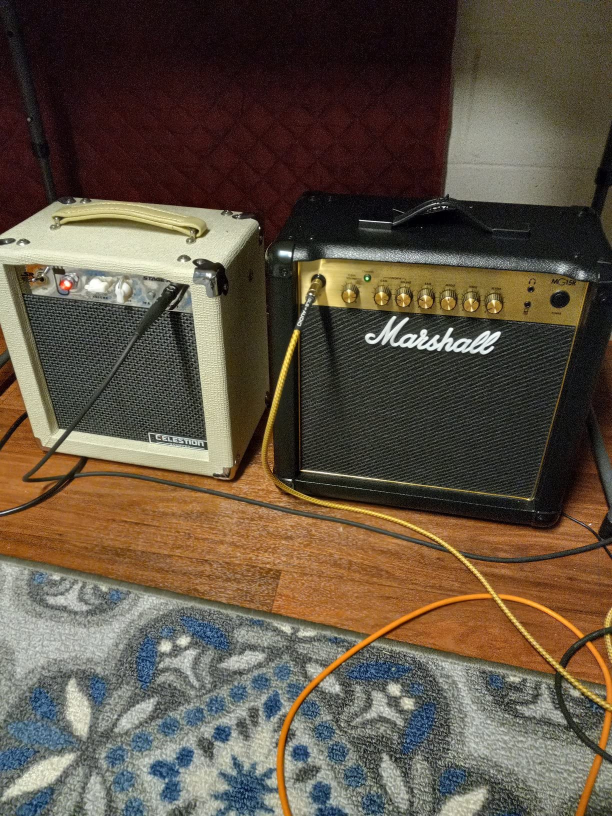 Marshall MG15GR Combo Guitar Amp - Clean and Gain Channels with Reverb, 15W customer photo 1