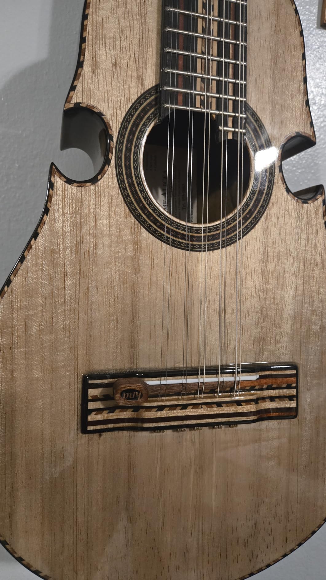 KNA SG-1 Bridge-Mounted Piezo Pickup for Acoustic, Steel-String Guitar - Natural Tone, Country, Folk, Rock, Lightweight, Detachable, Easy No-Mod Installation, Passive No-Battery, Handcrafted in Europe customer photo 1