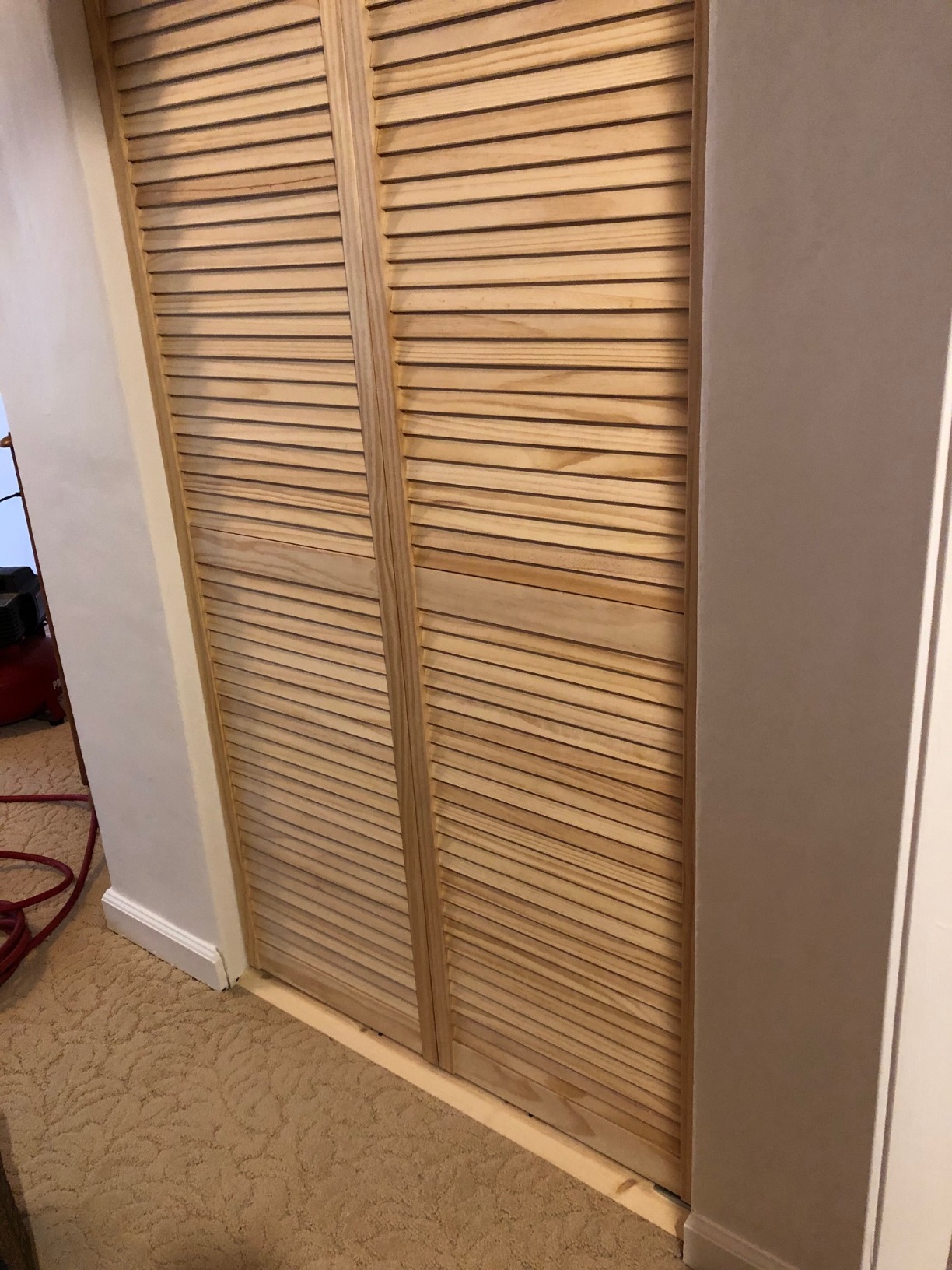 Kimberly Bay Closet Door, Bi-fold, Traditional Louver-Louver Clear (80x24) customer photo 1