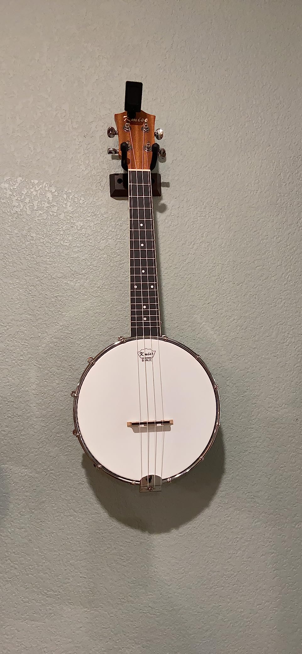 Kmise Banjolele 4 String Banjo Ukulele 23 Inch Concert Size with Bag Tuner Strap Strings Pickup Picks Ruler Wrench Bridge customer photo 2