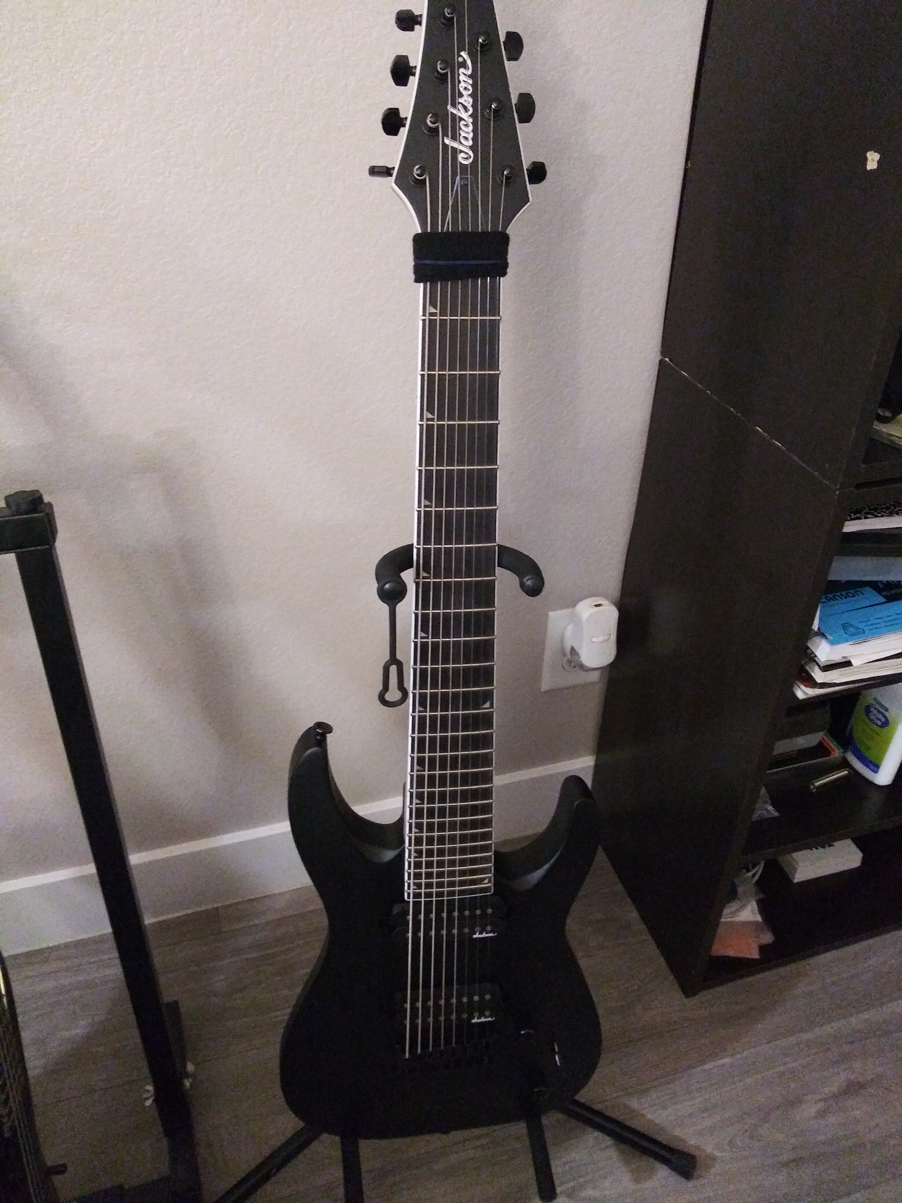 Jackson JS Series Dinky JS32-8 8-String Electric Guitar - Satin Black with Amaranth Fingerboard customer photo 2