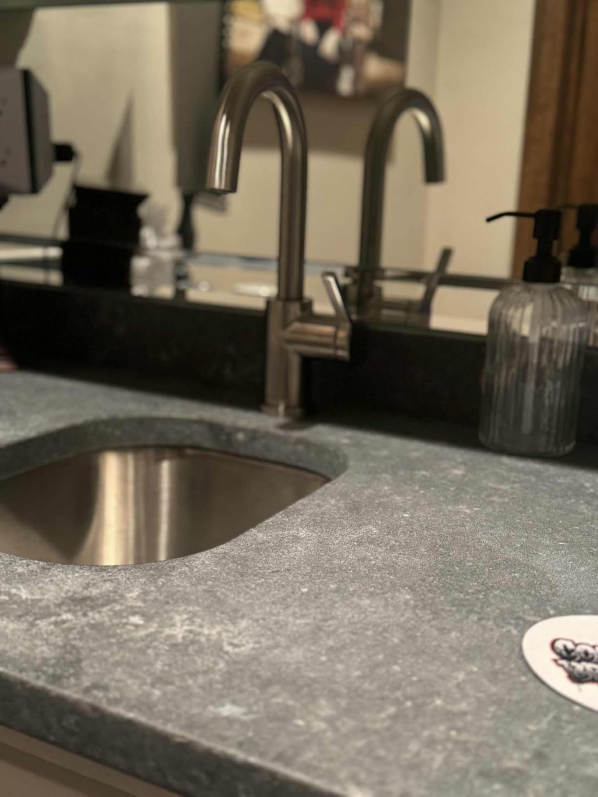 AguaStella AS1010BN Brushed Nickel Bar Faucet or Prep Kitchen Sink Faucet with Single Handle customer photo 1