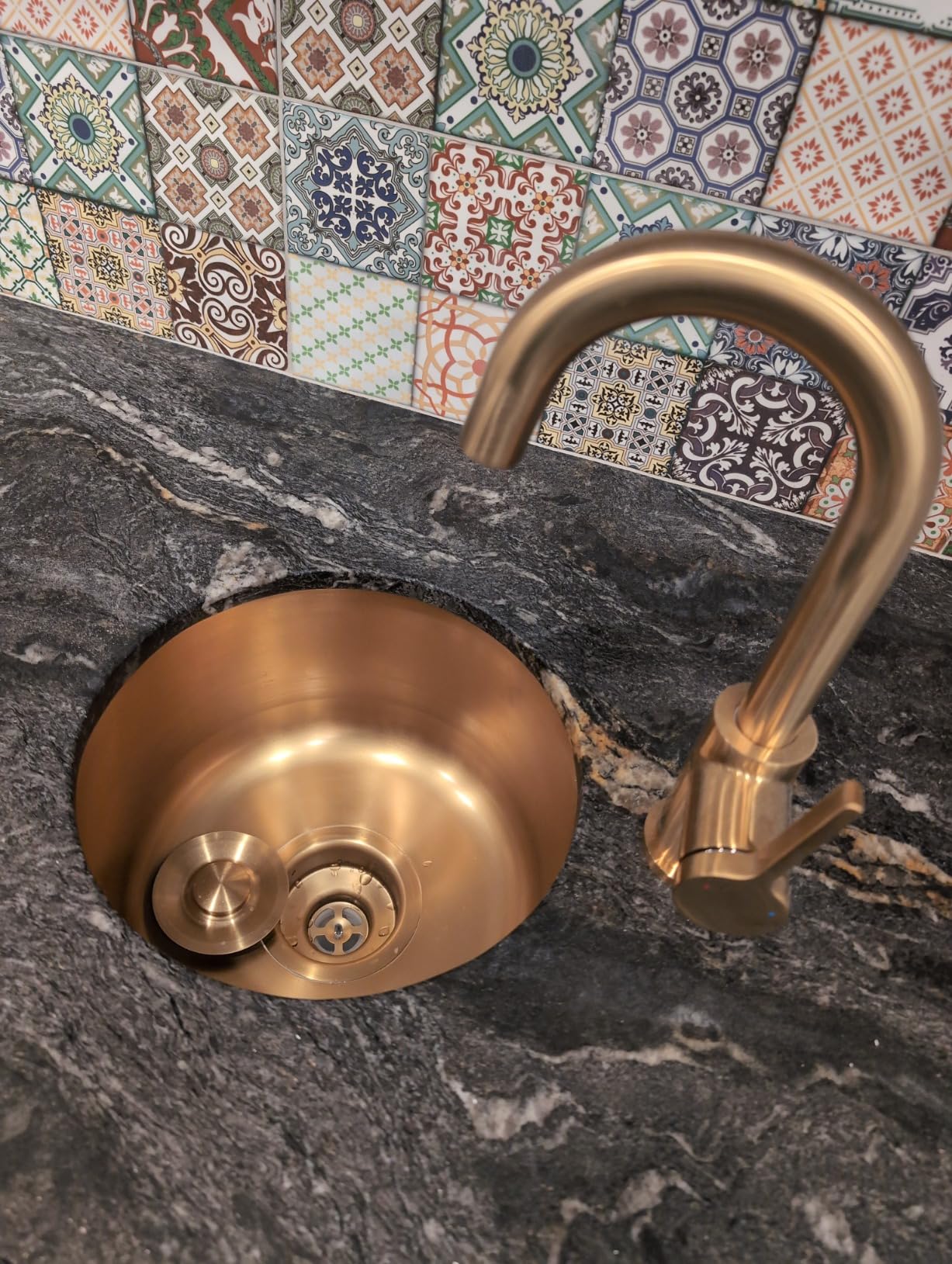 AguaStella AS1010BN Brushed Nickel Bar Faucet or Prep Kitchen Sink Faucet with Single Handle customer photo 2