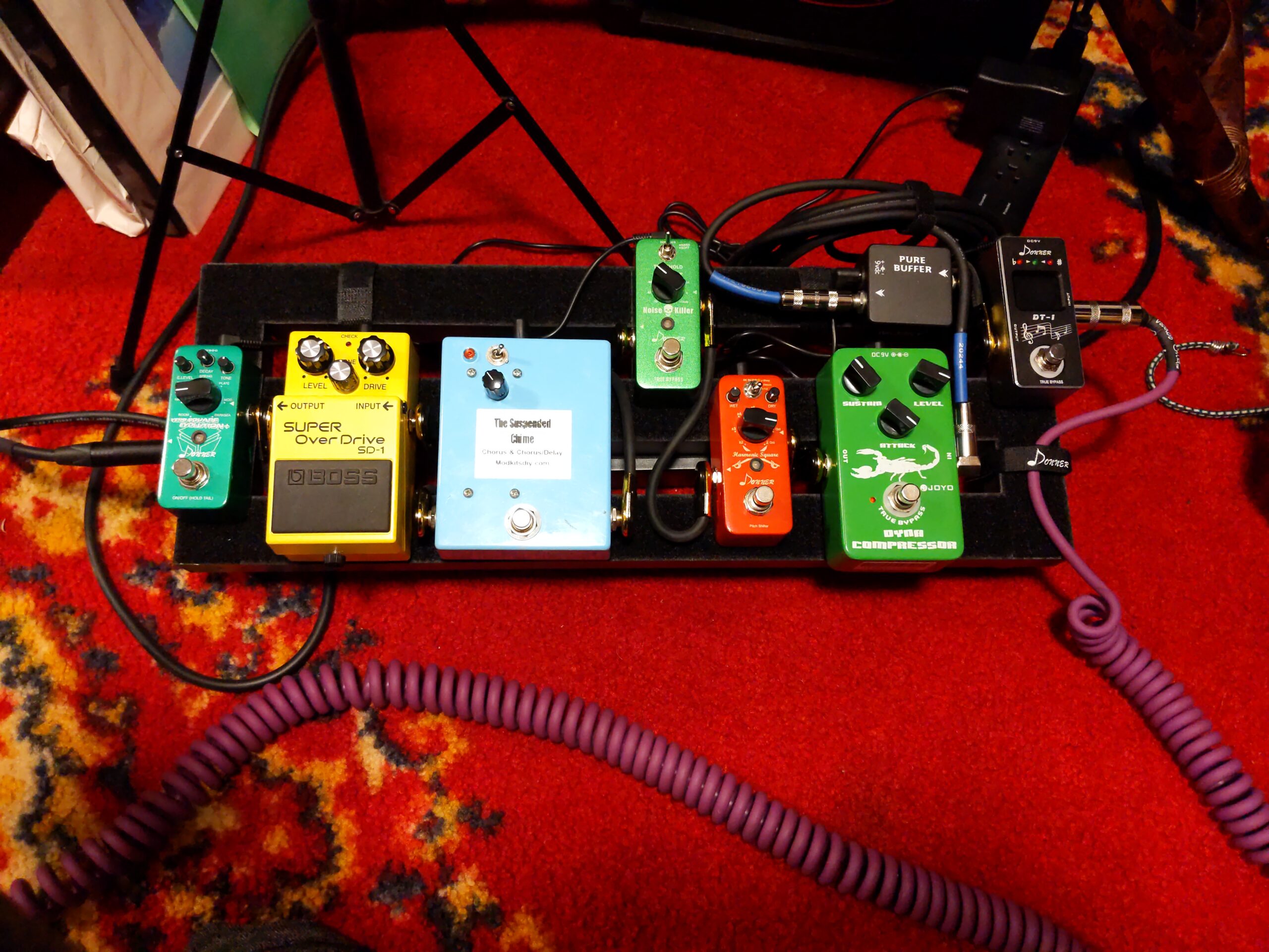 JOYO Dynamic Compressor Guitar Pedal, Transparent Tone with Low Noise, Sustain & Attack Control for Electric Guitar & Bass, True Bypass (JF-10) customer photo 1
