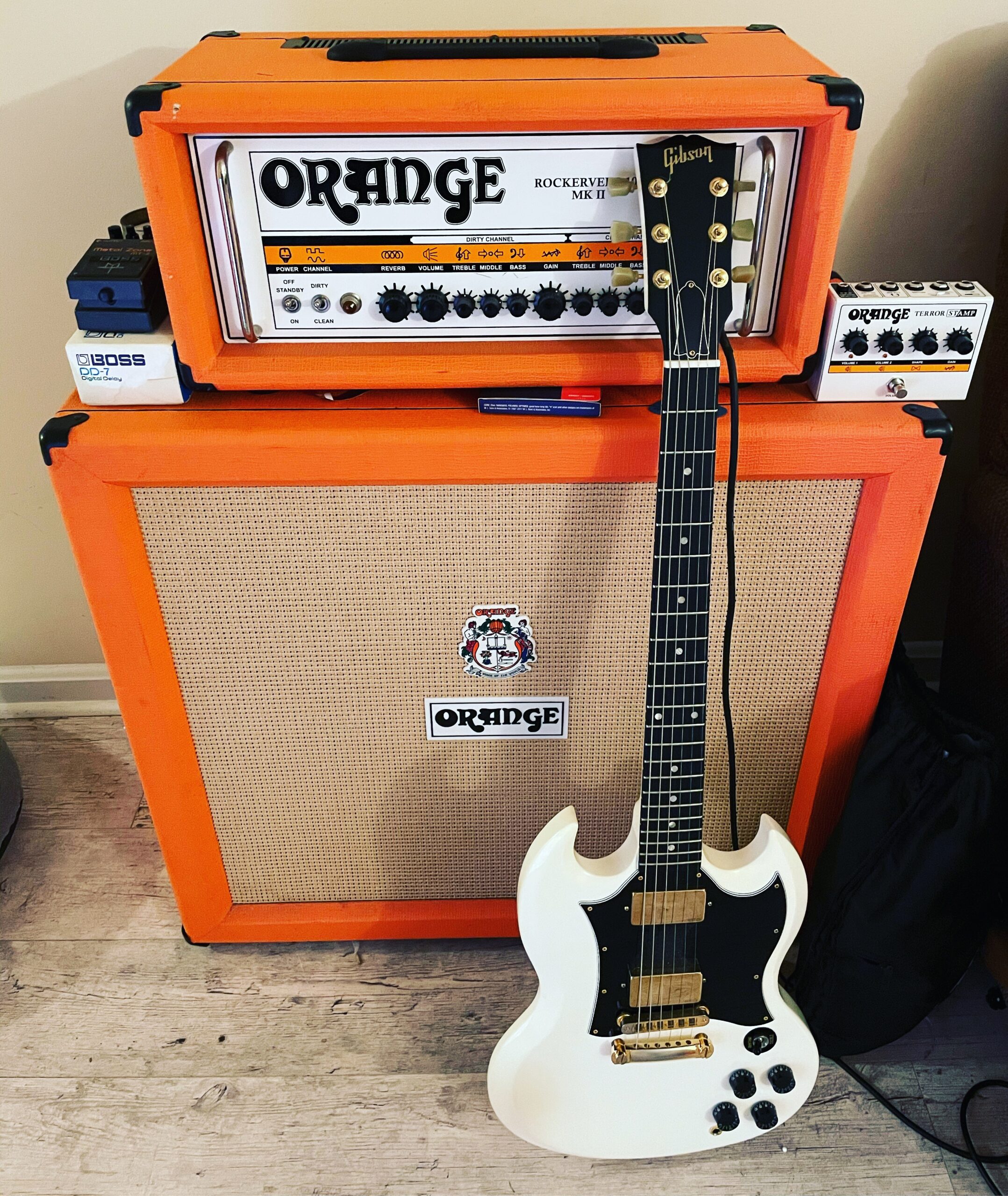 Orange Terror Stamp 20W Valve Hybrid Pedal Guitar Amplifier customer photo 2